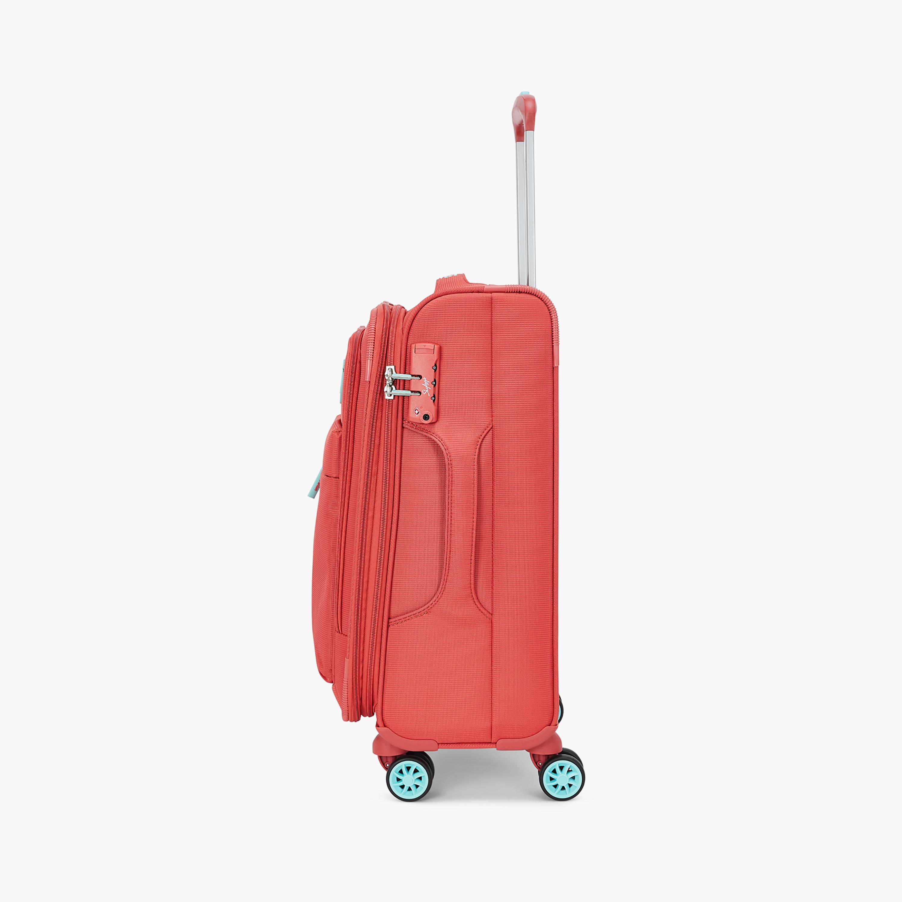 Skybags 59 CM Cabin Printed Softcase Trolley Bag with Retractable Handle-travel-luggagesandbags-luggage-image-5