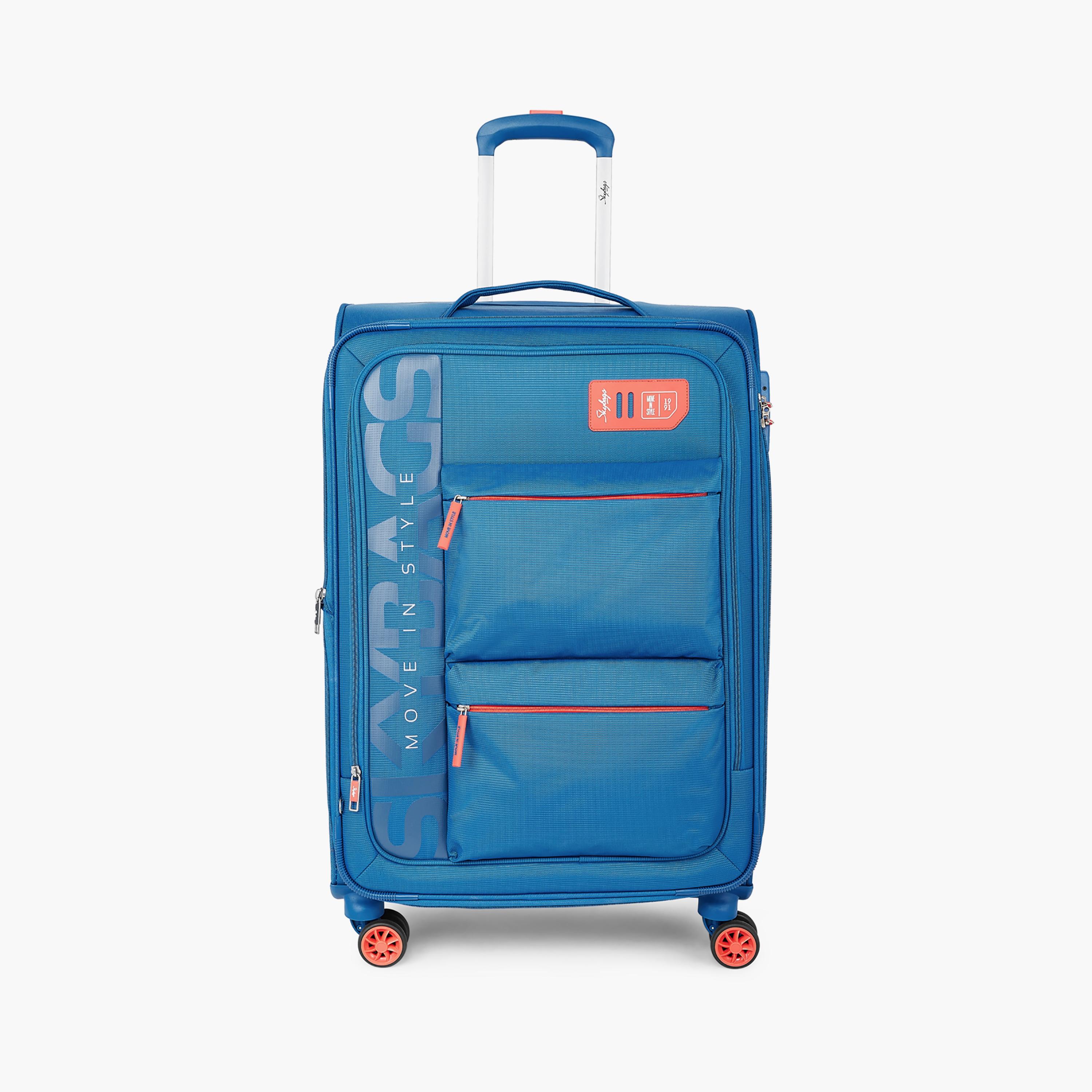 Skybags 82 CM Large Check-In Printed Softcase Trolley Bag with Retractable Handle-travel-luggagesandbags-luggage-image-1