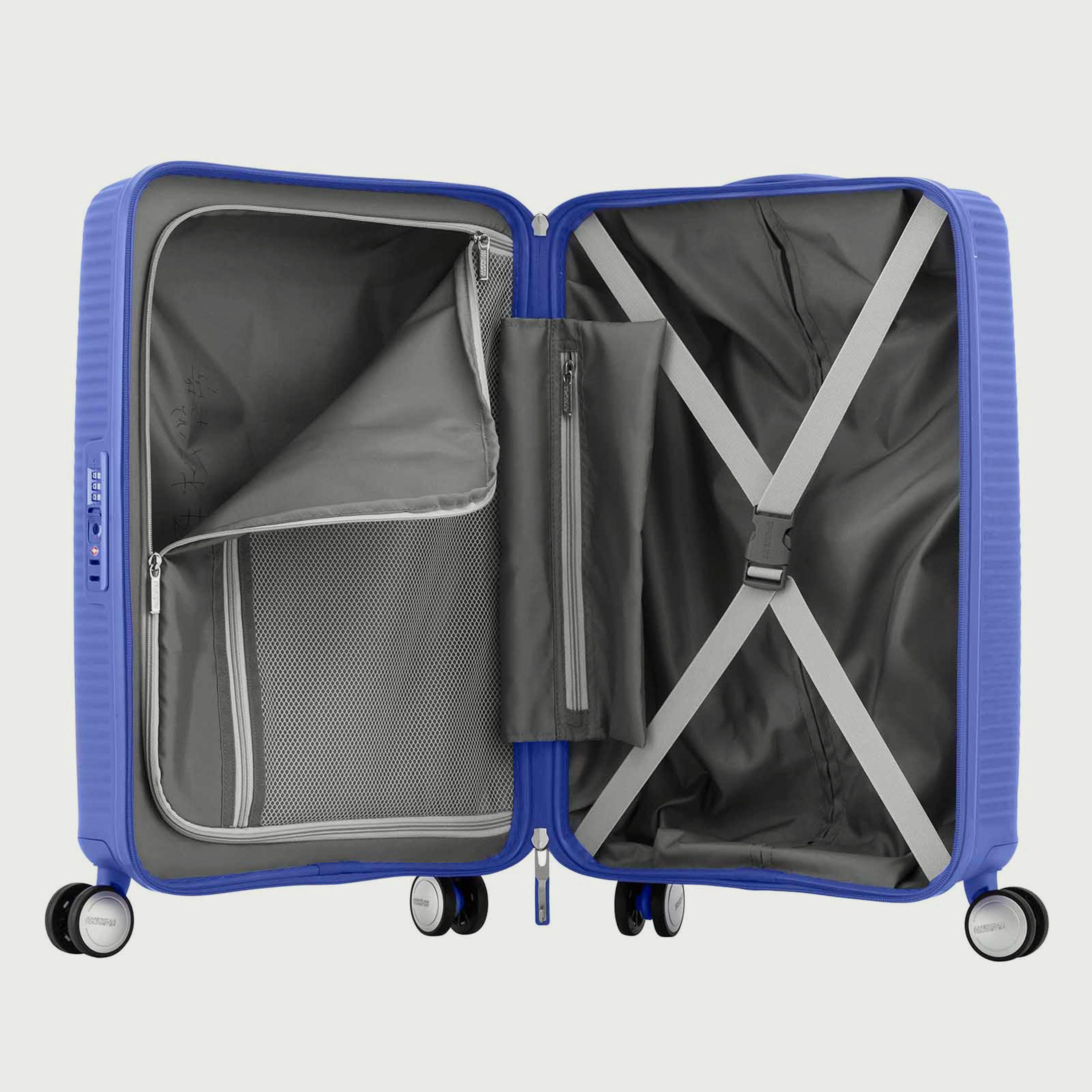 حقيبة سفر من امريكان توريستر بحجم 55 سم ذو كوريو سبينر الترا مارين - Ao8-37 023 -travel-luggagesandbags-luggage-image-4