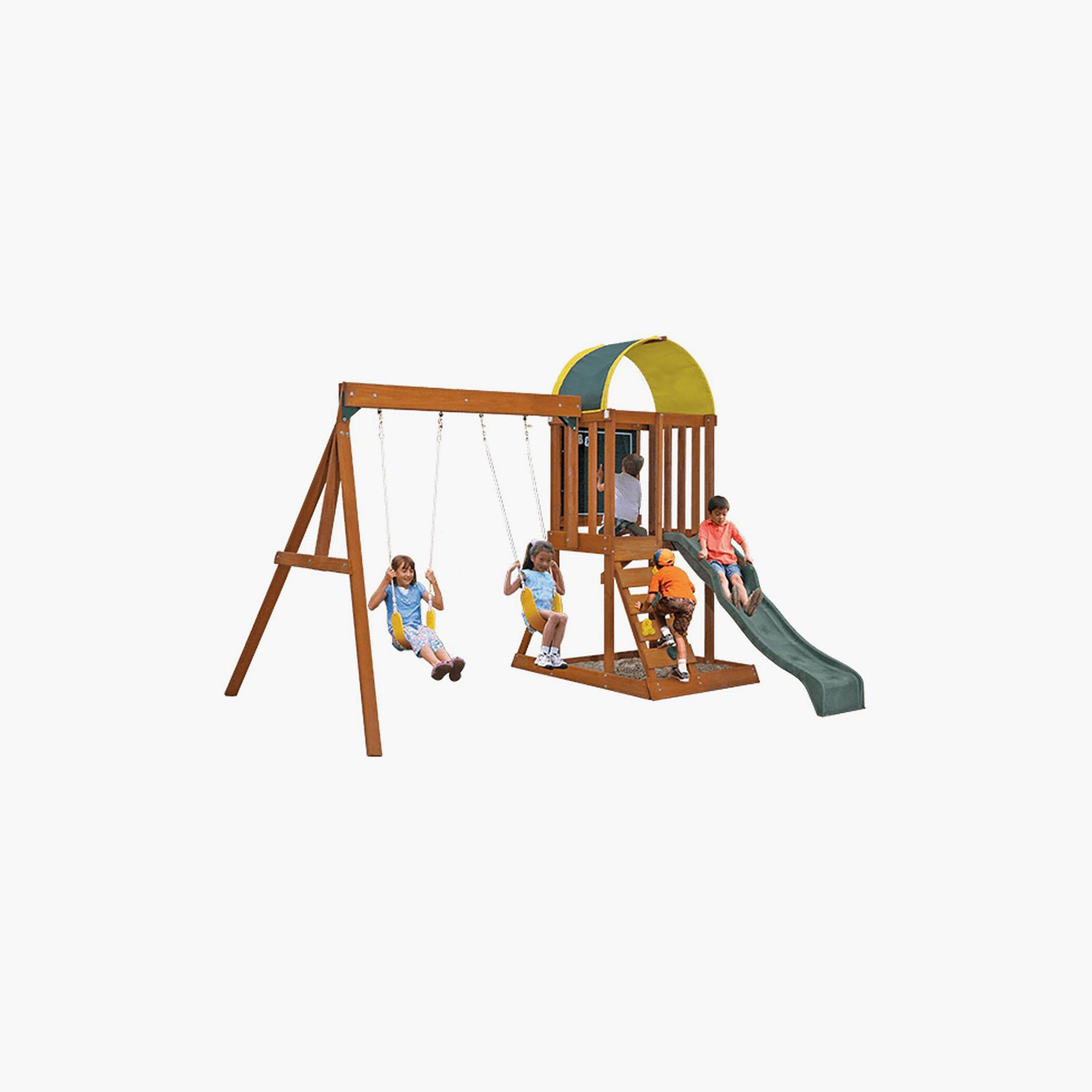 Kidkraft Ainsley Outdoor Swing Playset-toys-outdoor-slidesandswings-image-2
