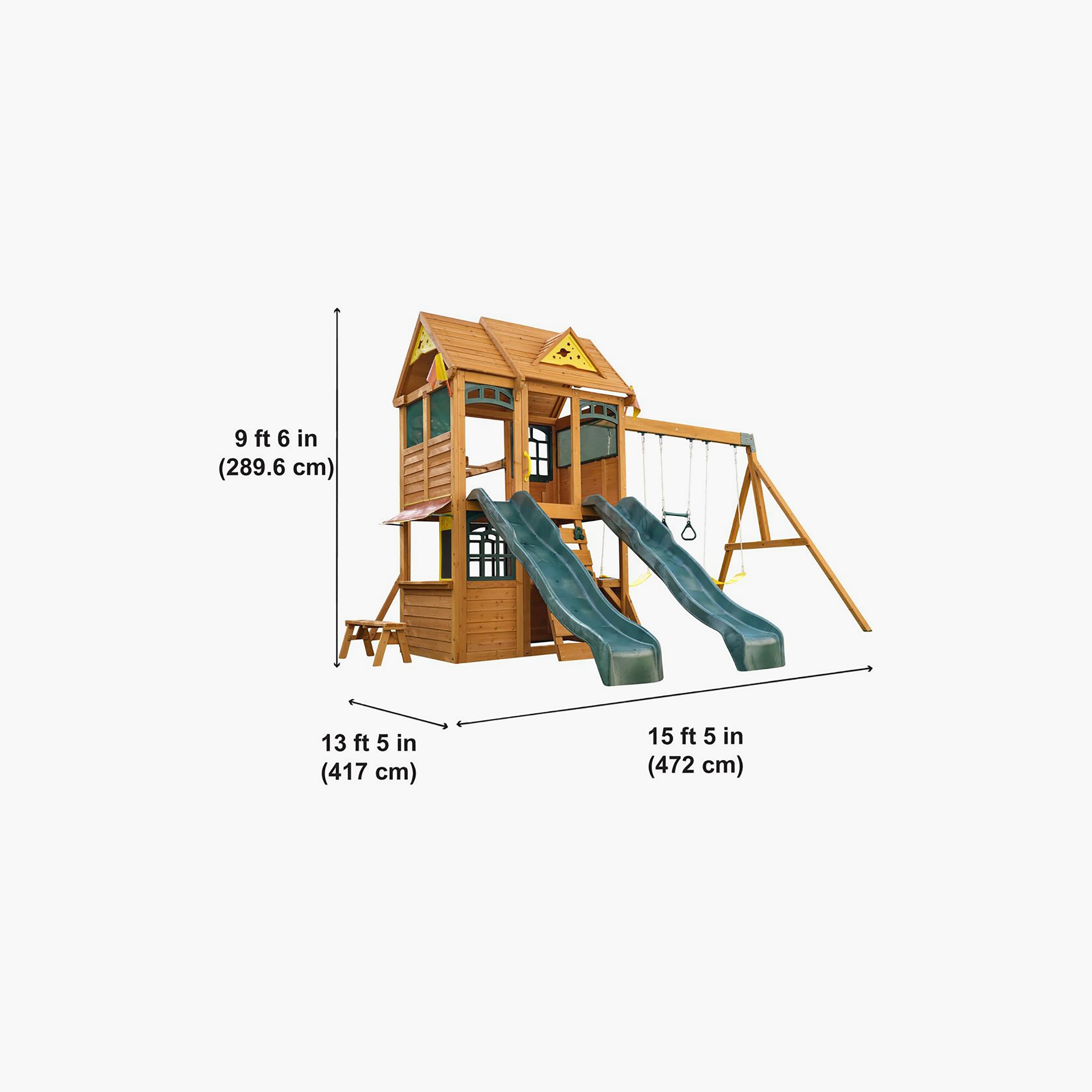 Kidkraft Overland Heights Swing Set-toys-outdoor-slidesandswings-image-2