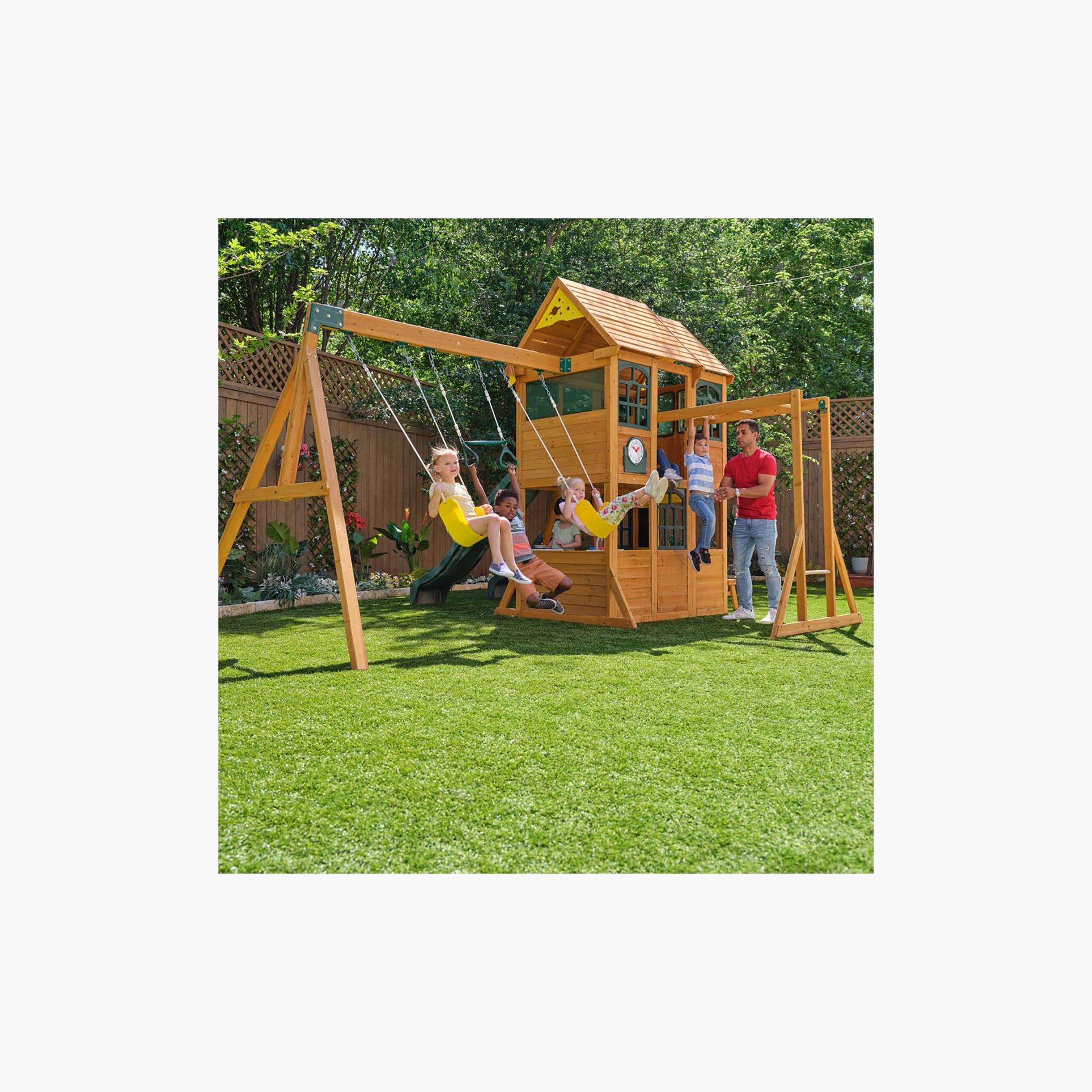 Kidkraft Overland Heights Swing Set-toys-outdoor-slidesandswings-image-4