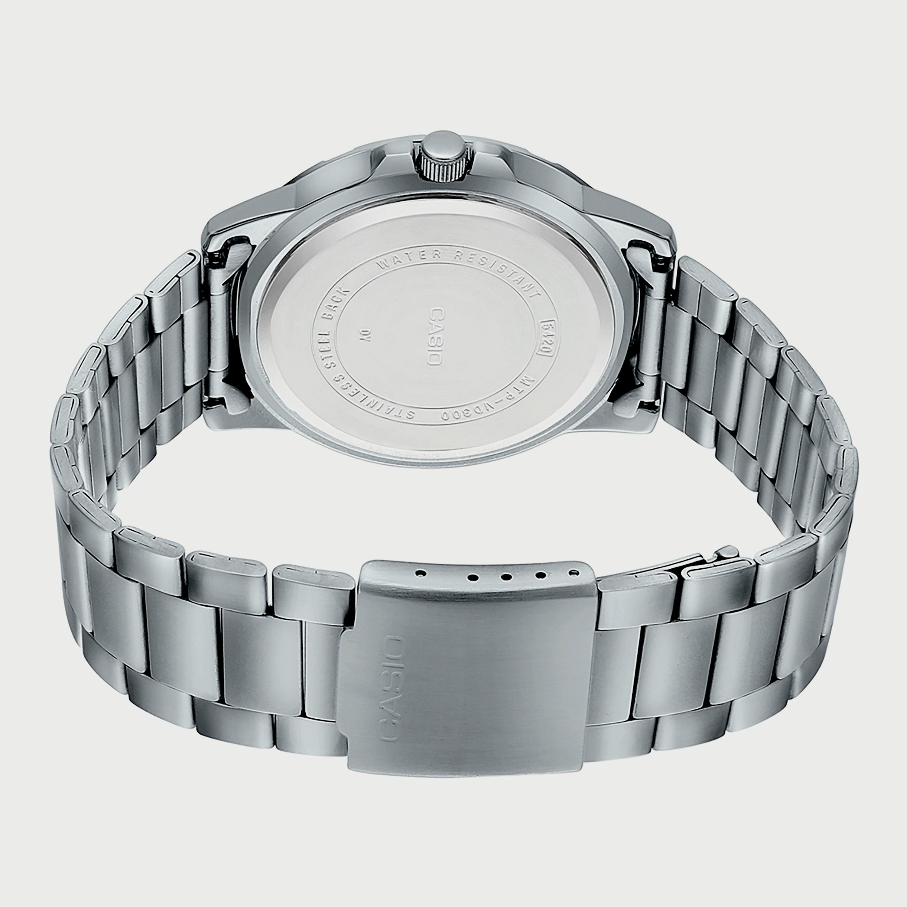 ساعة للرجال فضية انالوج بسوار ستانلس ستيل من كاسيو MTP-VD300D-1EUDF-men-watchesandjewellery-watches-image-3