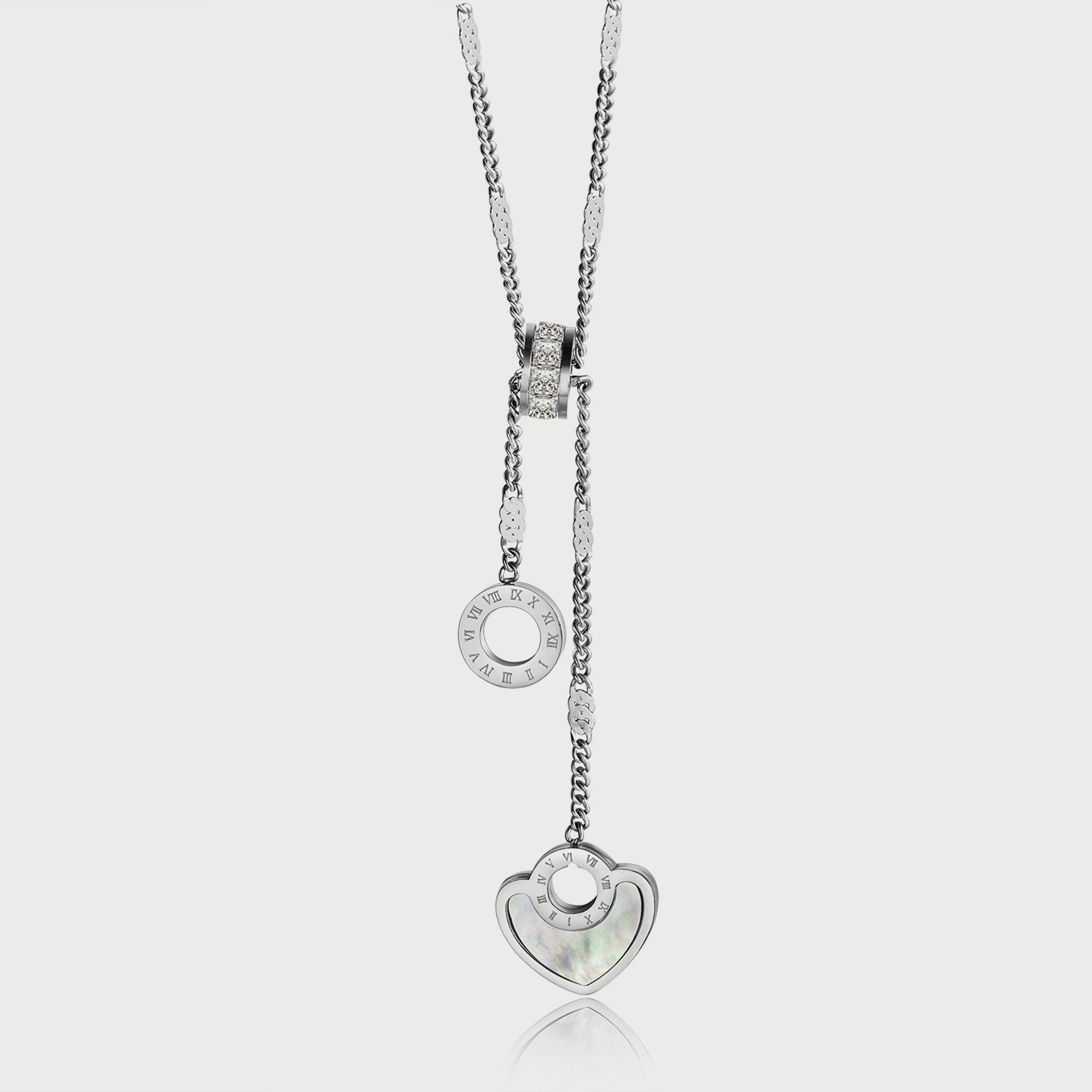 Lee Cooper Women's Stainless Steel Silver Necklace - LC.N.01004.320-women-watchesandjewellery-jewellery-necklacesandpendants-image-1