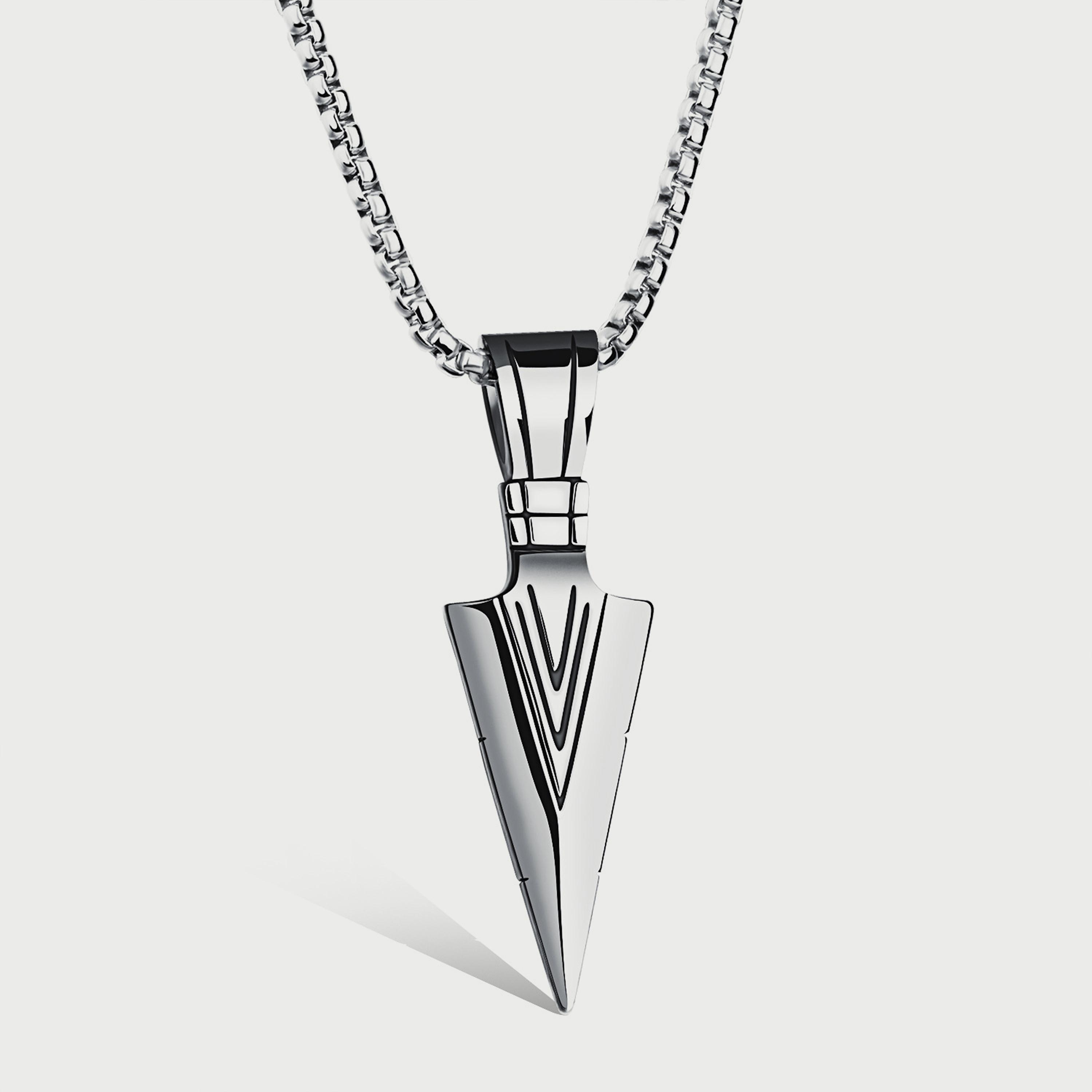 لي كوبر قلادة رجالية من الستانلس ستيل فضة - LC.N.01152.330-men-watchesandjewellery-necklacesandpendants-image-1