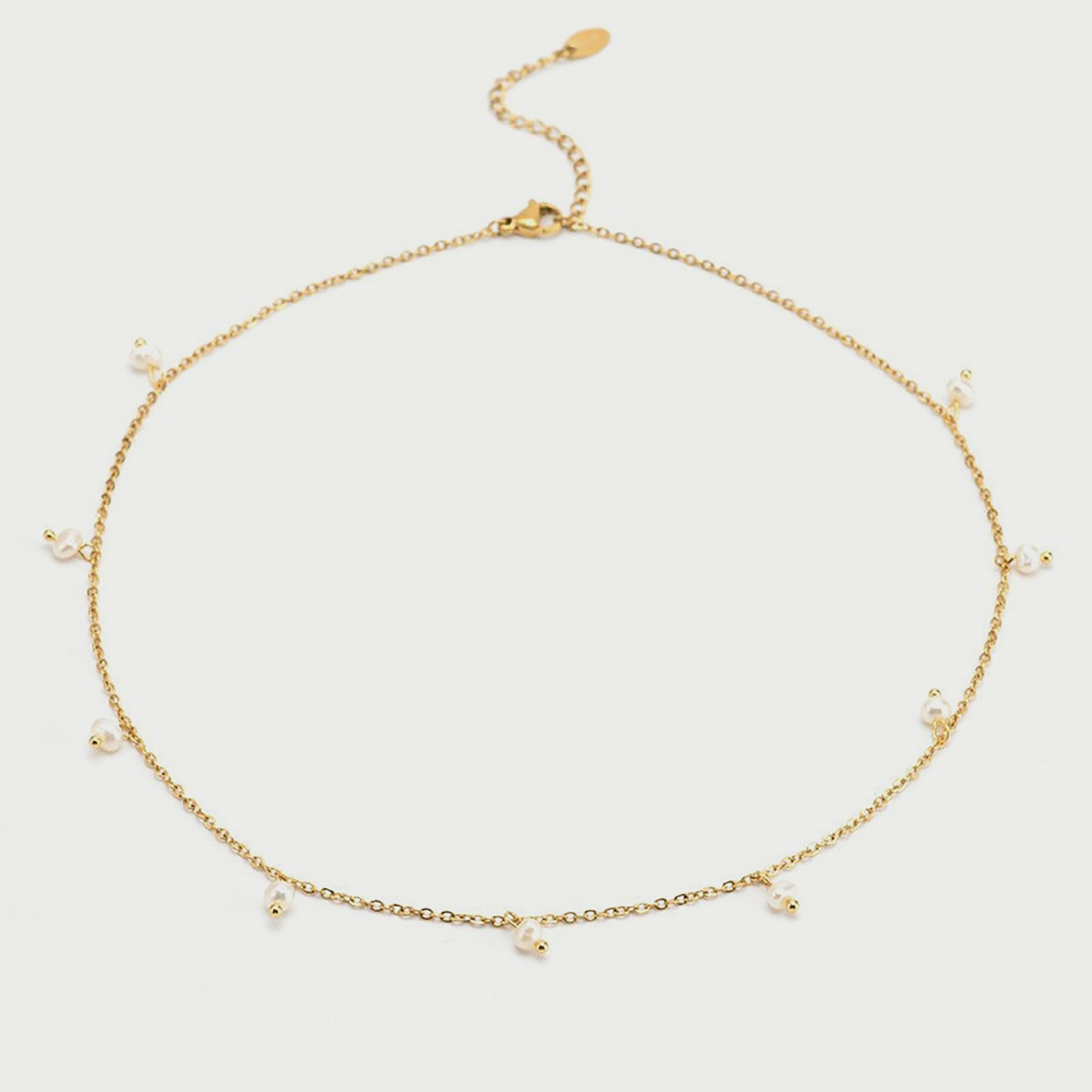 قلادة ذهبية من الستانلس ستيل للنساء من لي كوبر - LC.N.01237.110-women-watchesandjewellery-jewellery-necklacesandpendants-image-1