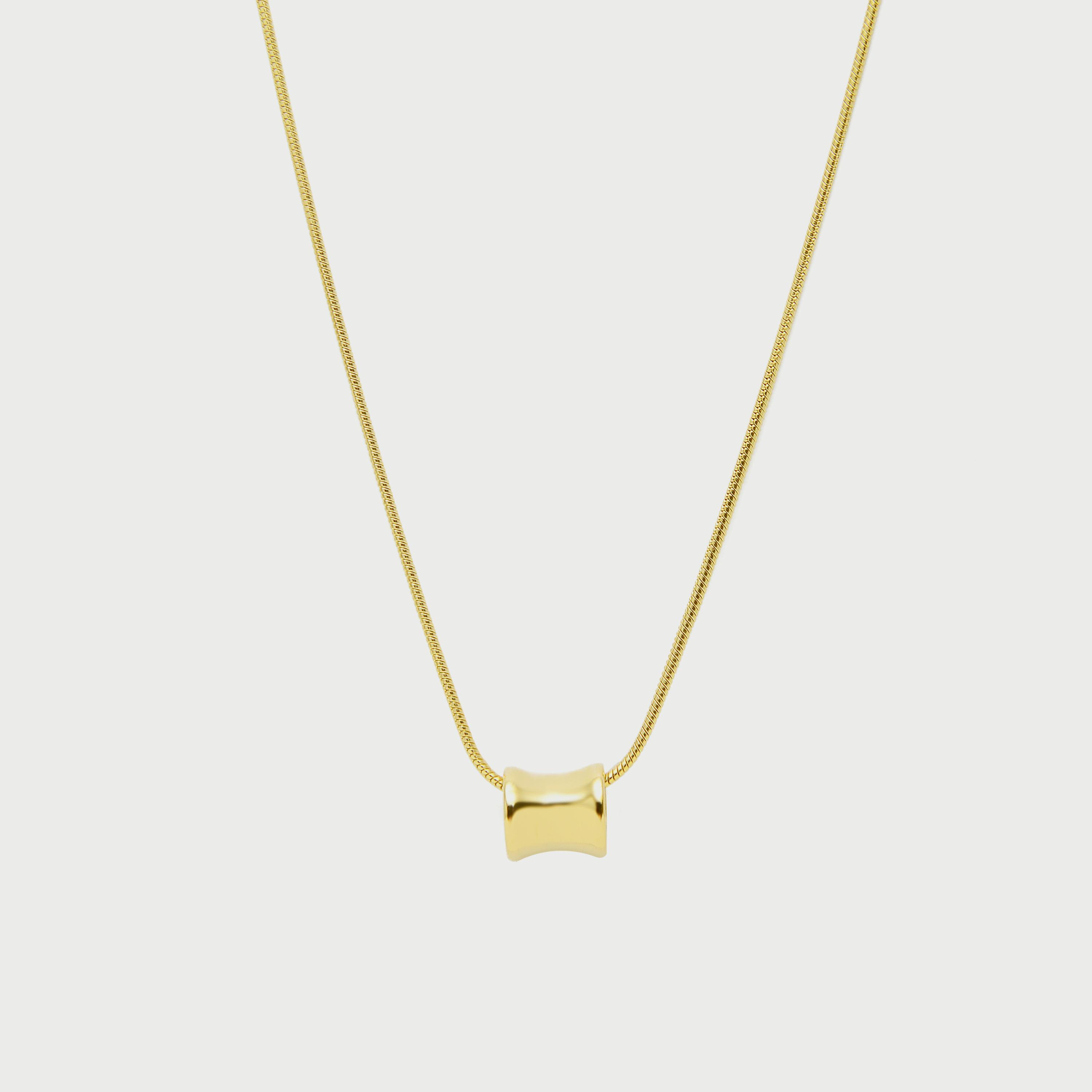 طقم قلادة وسوار ذهبي من الستانلس ستيل للنساء من لي كوبر - LC.S.01264.110-women-watchesandjewellery-jewellery-jewellerysets-image-1