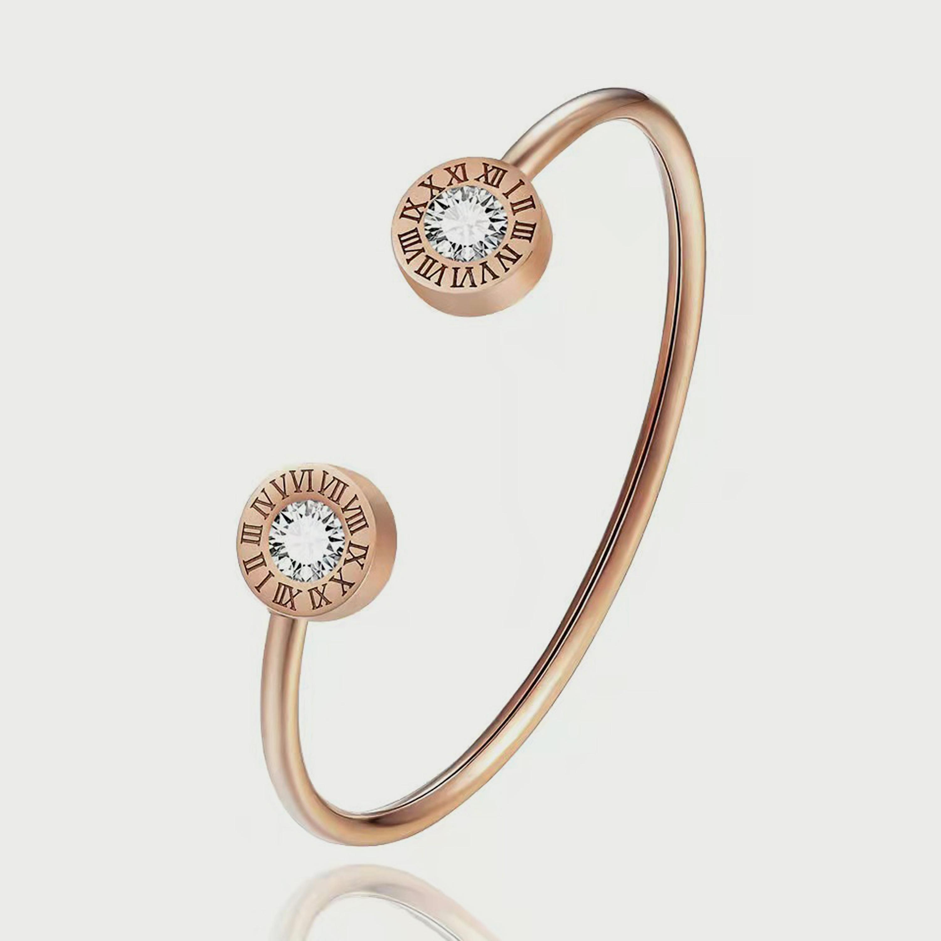 لي كوبر سوار نسائي من الستانلس ستيل من الذهب الوردي - LC.B.01027.440-women-watchesandjewellery-jewellery-banglesandbracelets-image-1