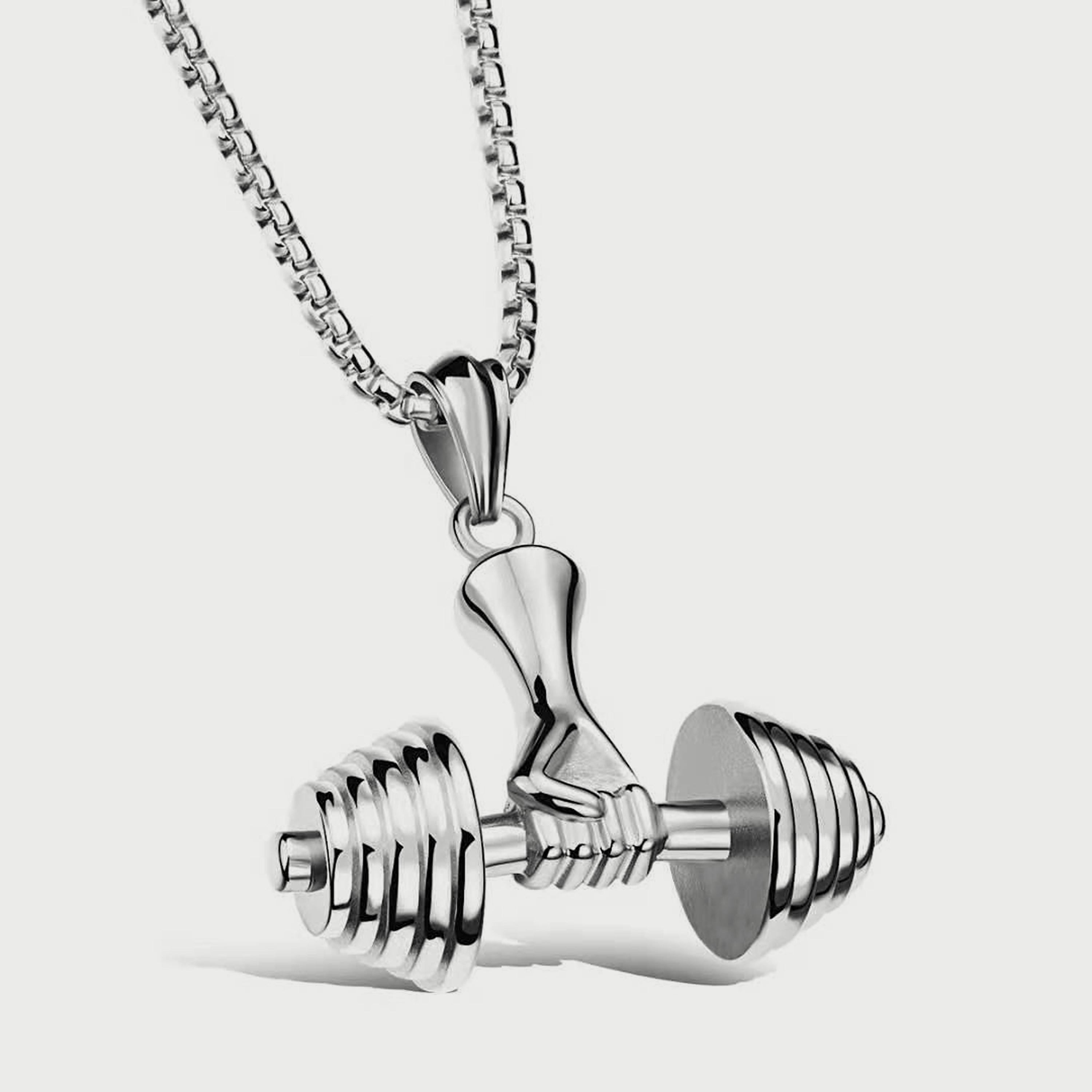 لي كوبر قلادة رجالي من الستانلس ستيل فضة - LC.N.01170.330-men-watchesandjewellery-necklacesandpendants-image-1