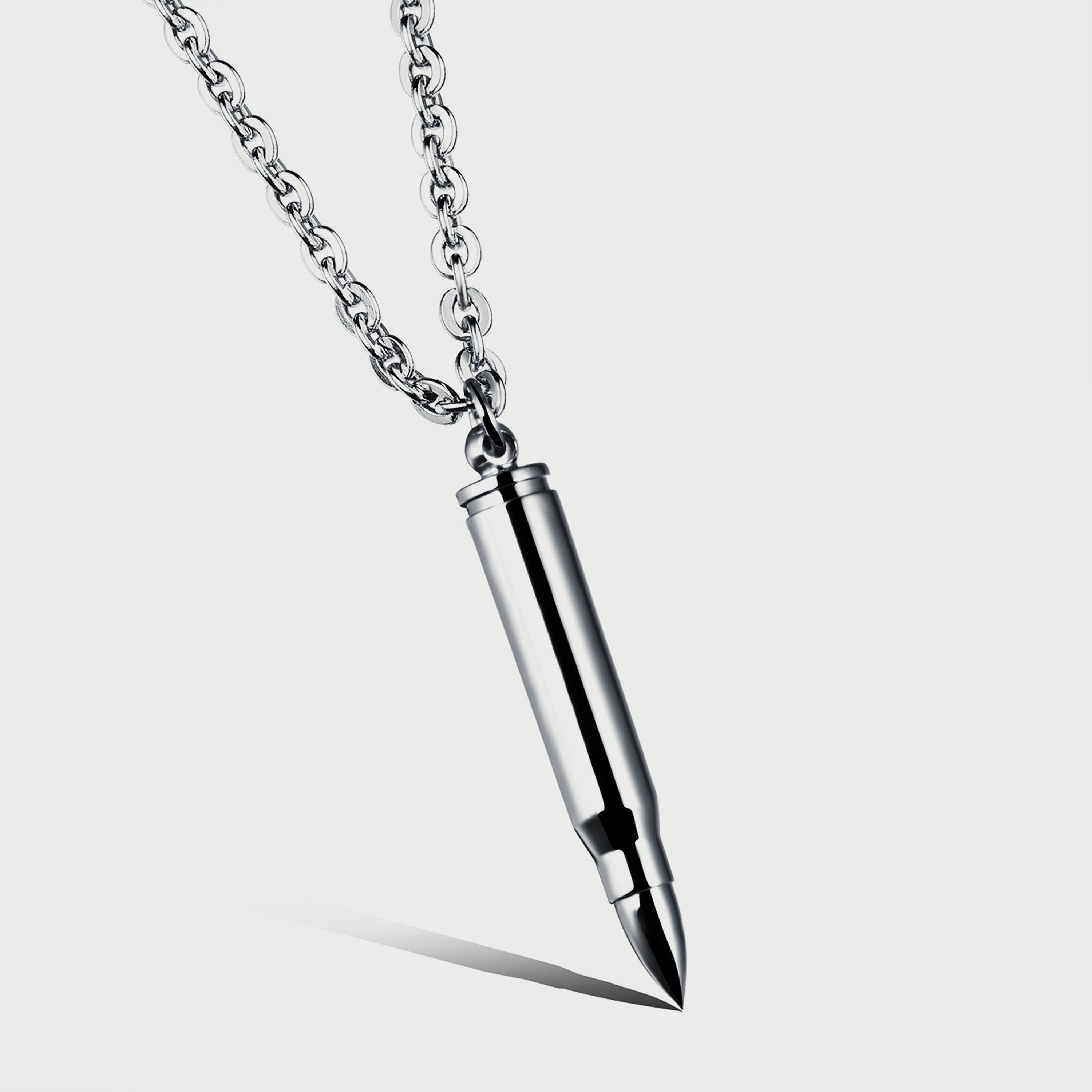 لي كوبر قلادة رجالية من الستانلس ستيل فضة - LC.N.01178.330-men-watchesandjewellery-necklacesandpendants-image-1