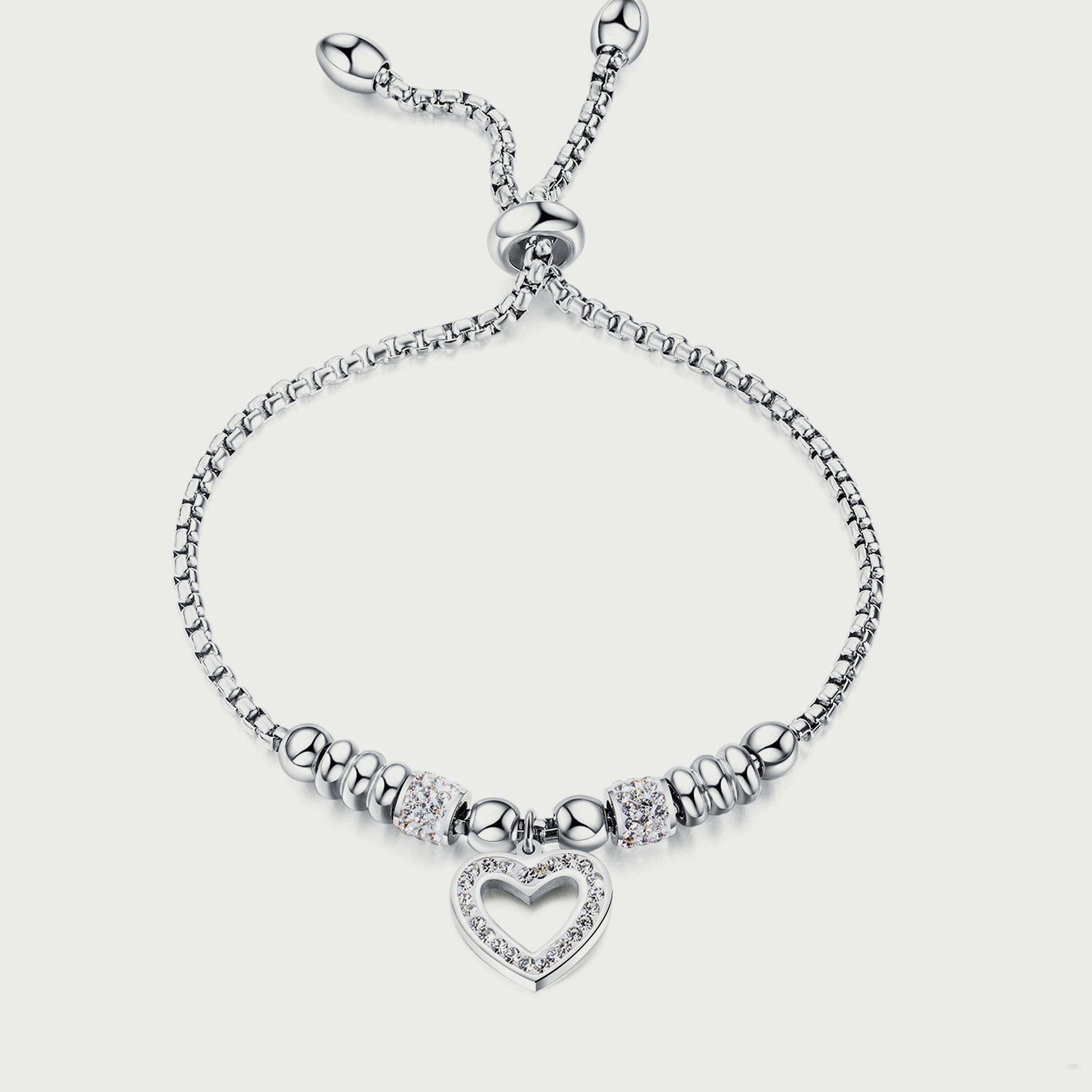 سوار منزلق فضي من الستانلس ستيل للنساء من لي كوبر - LC.B.01030.330-women-watchesandjewellery-jewellery-banglesandbracelets-image-1