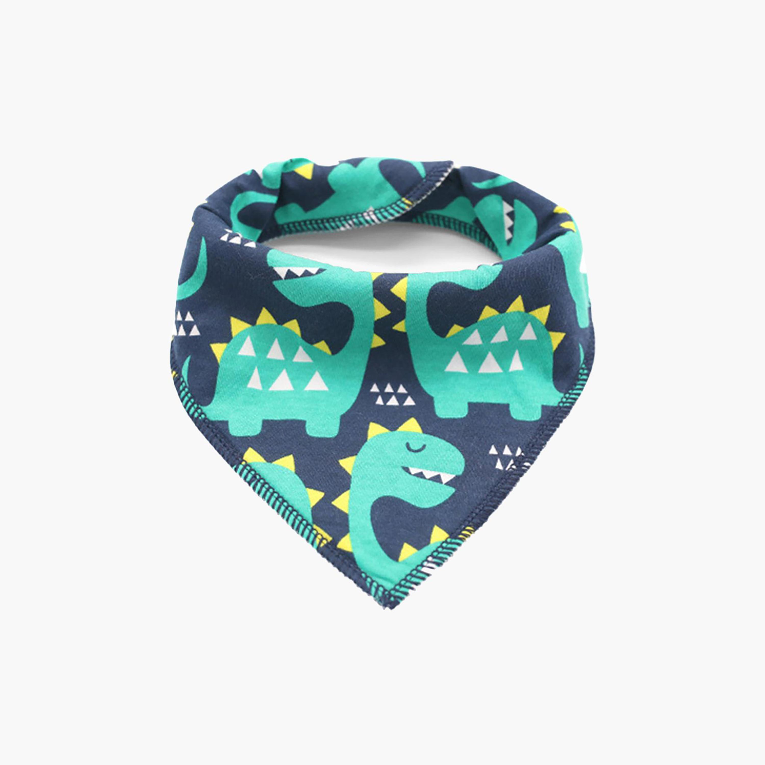 Little Story Printed 4-Piece Drool Bib Set-baby-feeding-bibs-image-2