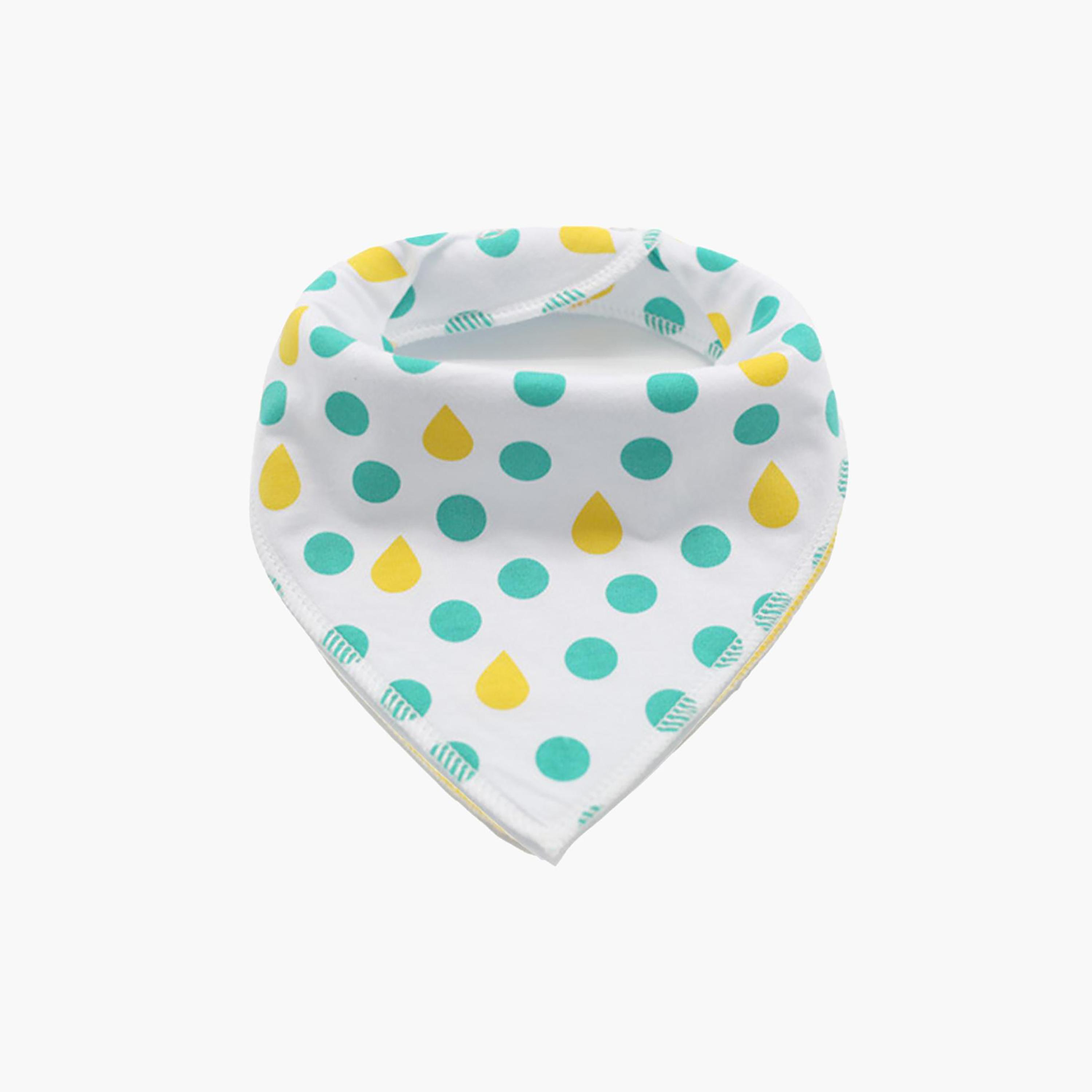 Little Story Printed 4-Piece Drool Bib Set-baby-feeding-bibs-image-4