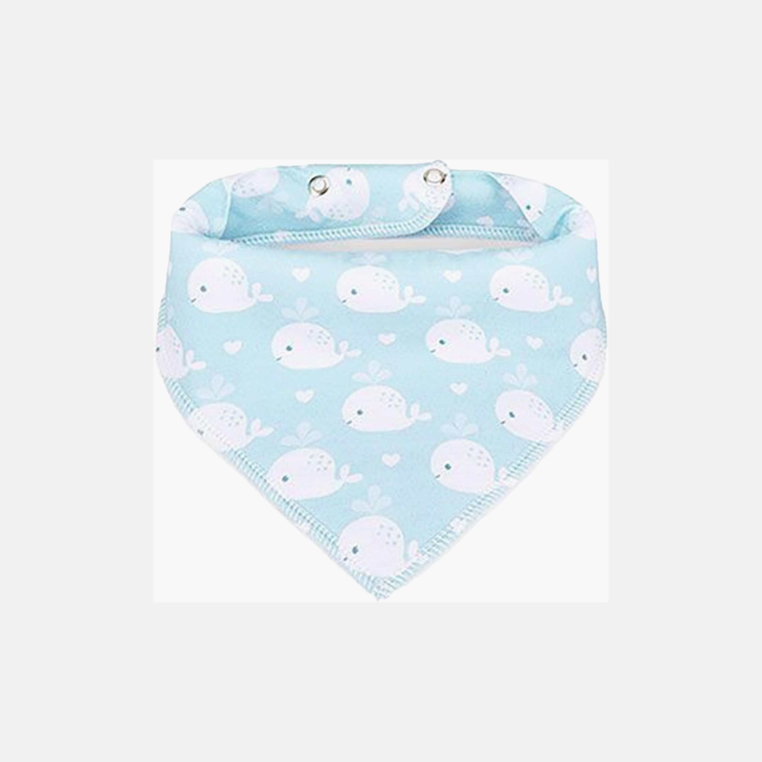 Little Story Printed 4-Piece Drool Bib Set-baby-feeding-bibs-image-2