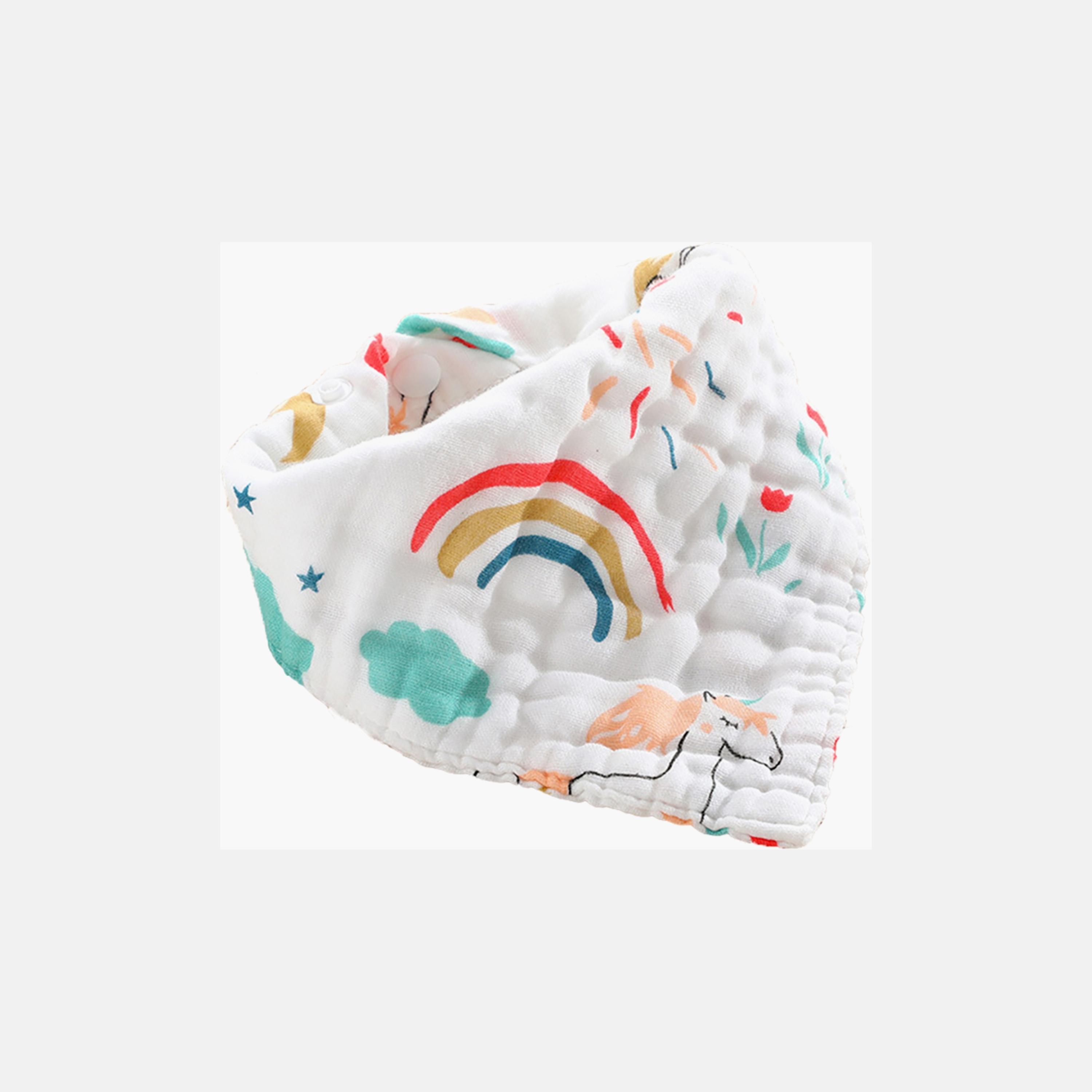 Little Story Printed 2-Piece Bib Set-baby-feeding-bibs-image-2