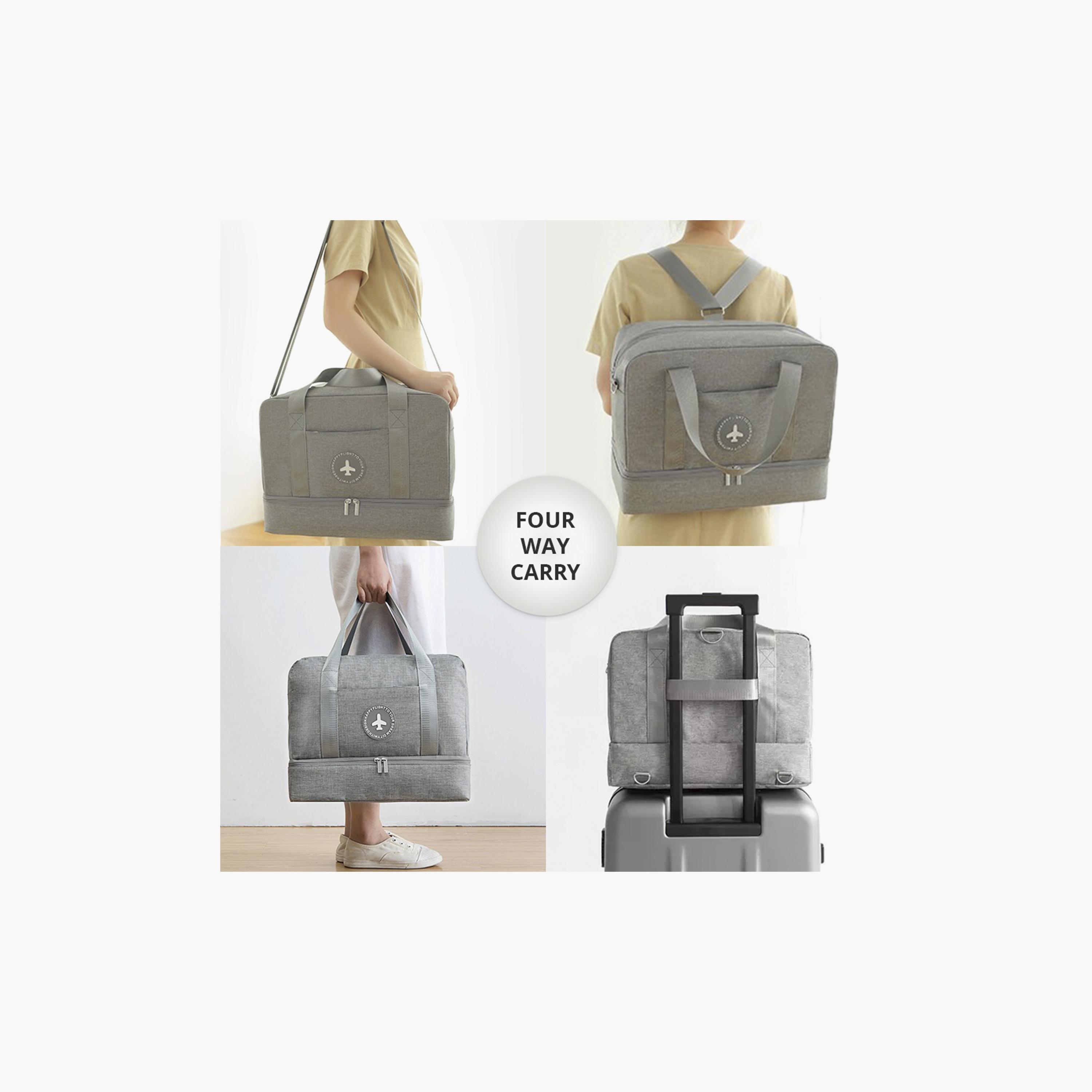 شنطة سفر بمقابض مزدوجة وسحاب إغلاق من ليتل ستوري-baby-gear-travelaccessories-image-4
