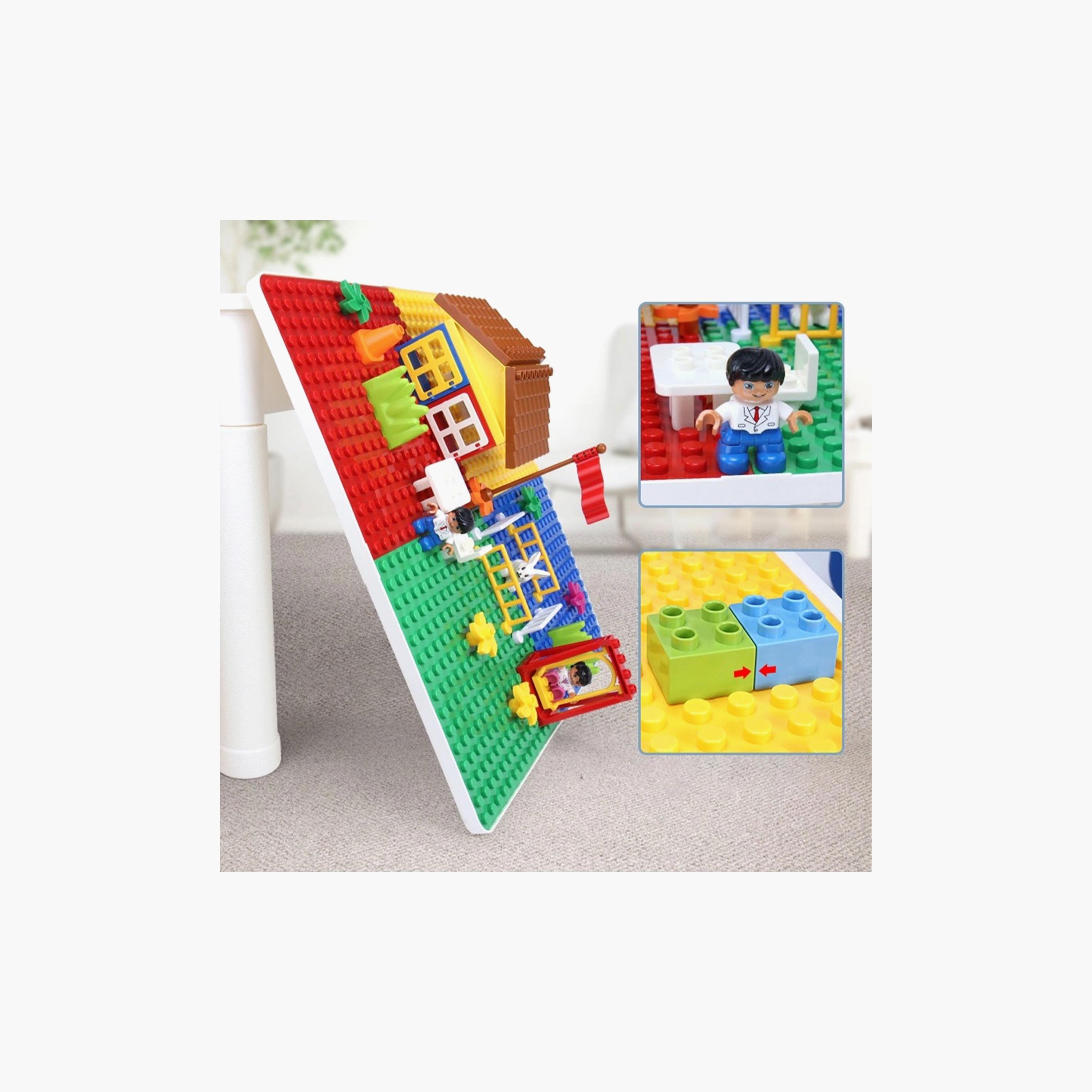 Little Story 4-in-1 Activity and Block Table with 50 Blocks-toys-buildingblocks-blocks-image-2