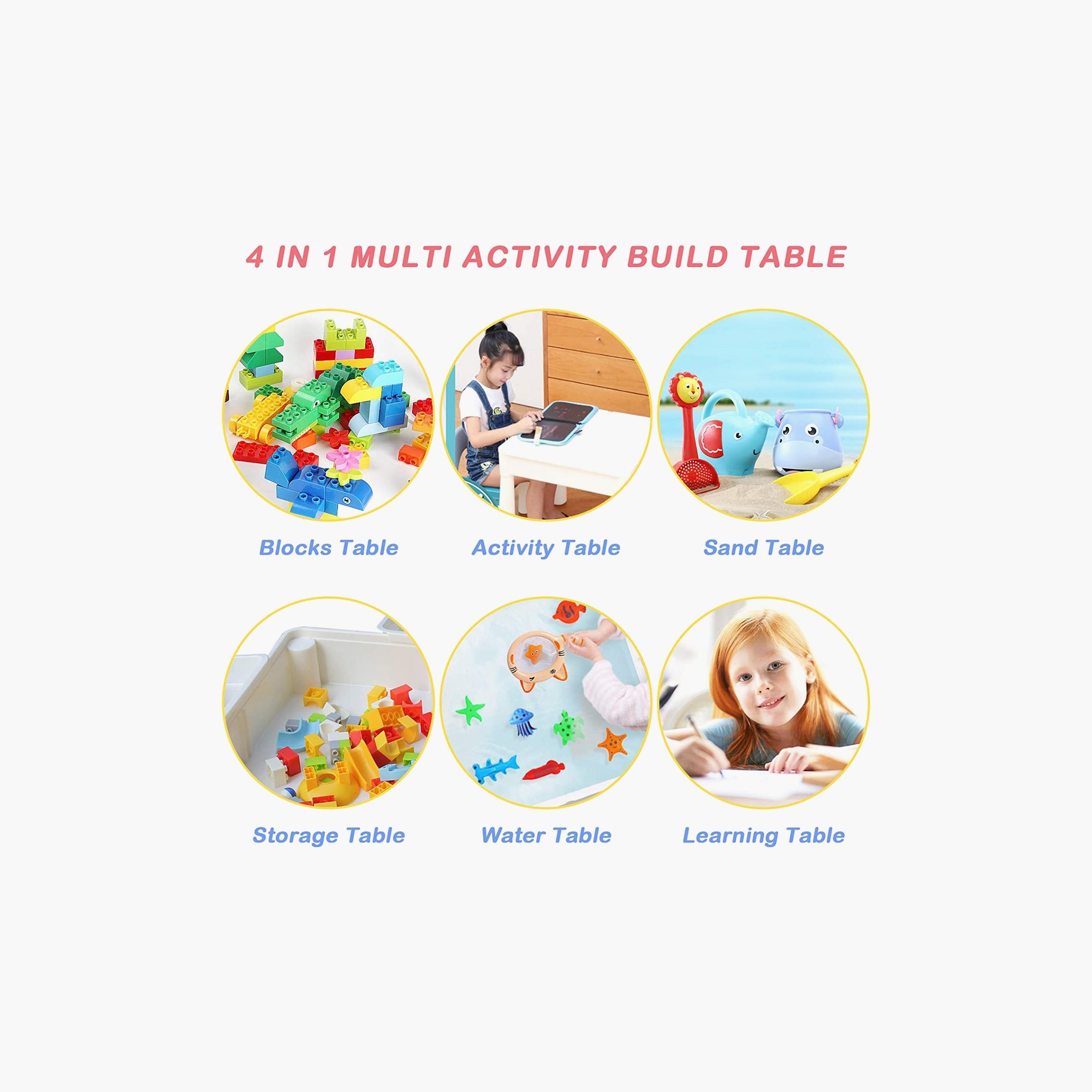 Little Story 4-in-1 Activity and Block Table with 50 Blocks-toys-buildingblocks-blocks-image-5