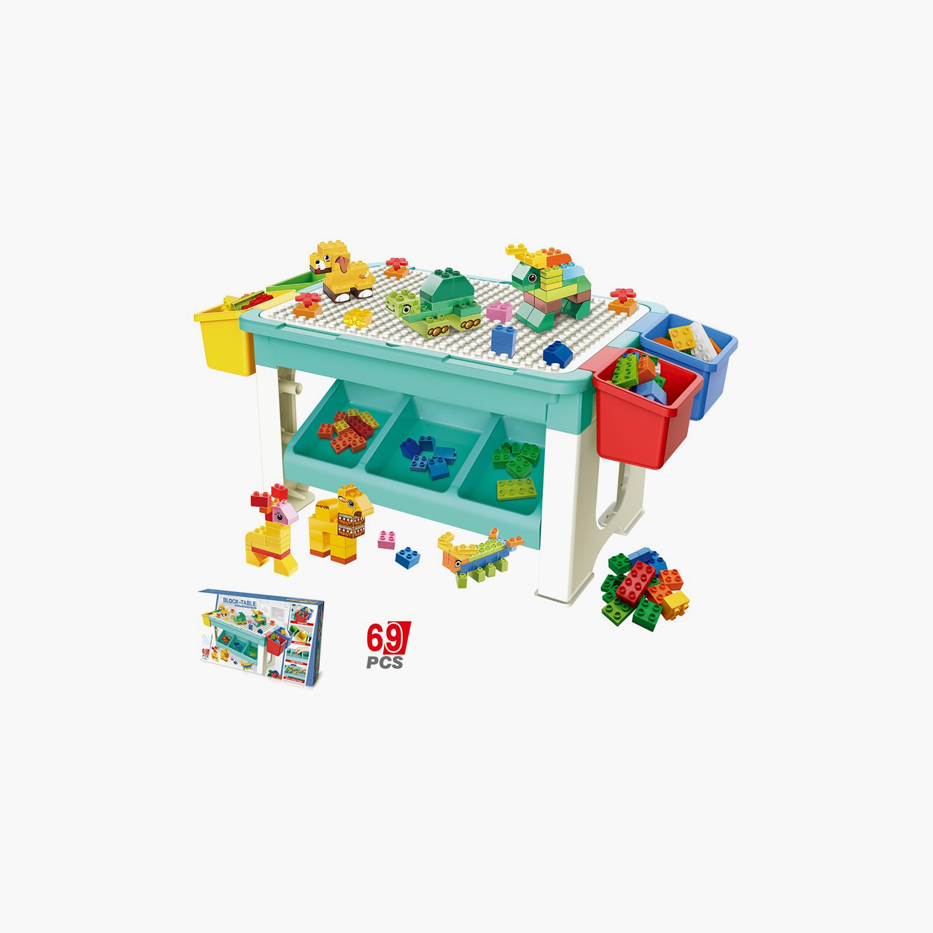 Little Story 3-In-1 Activity Table with Blocks-toys-buildingblocks-blocks-image-1