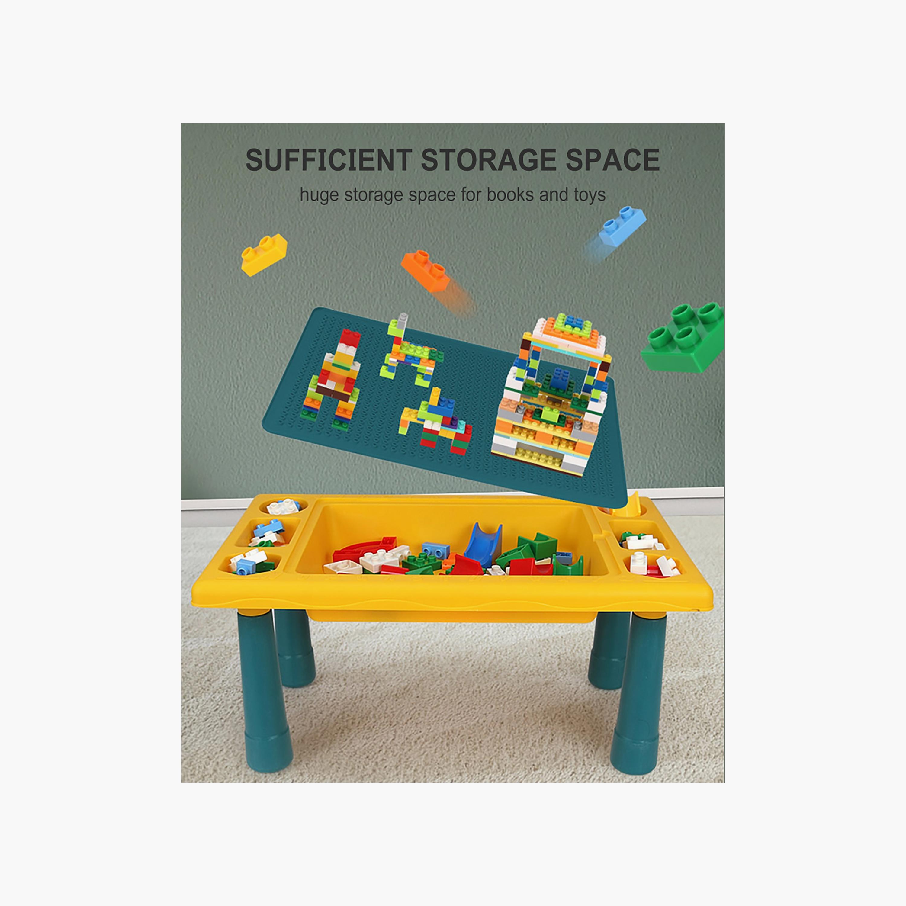 Little Story 4-in-1 Activity and Block Table with Stool-toys-buildingblocks-blocks-image-5
