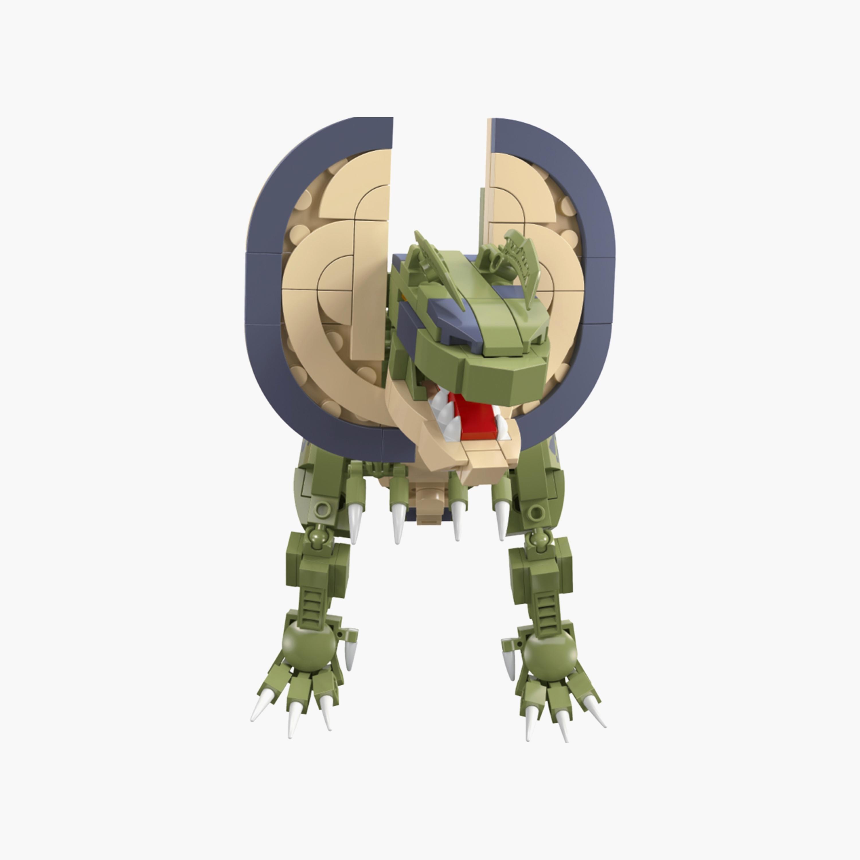 Little Story 309-Piece Block Toy Dinosaurs World Double Crowned Dragon Set-toys-buildingblocks-blocks-image-3