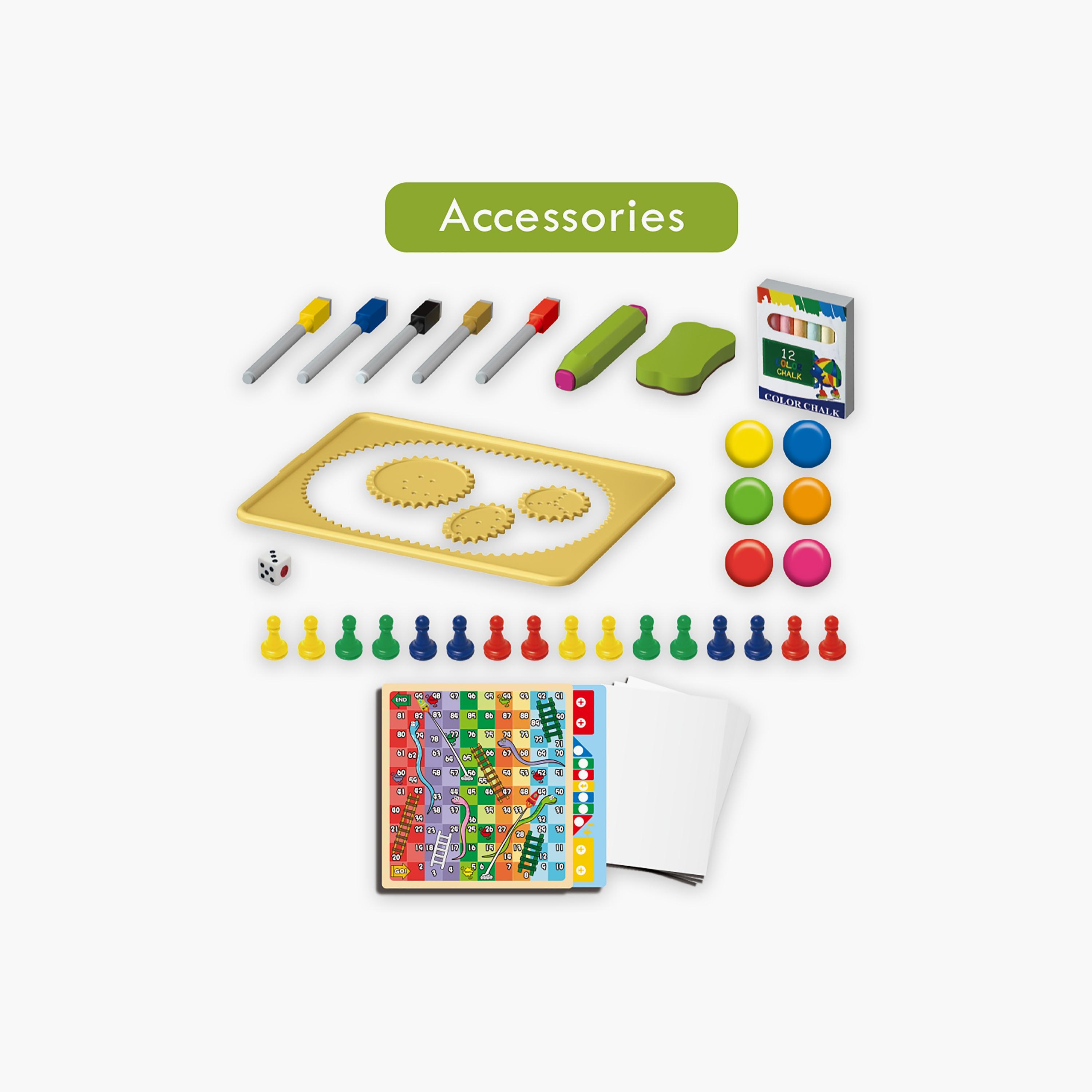 Little Story Artist Double-Sided Magnetic Drawing Board with 2 Games-toys-educational-readingandwriting-image-3