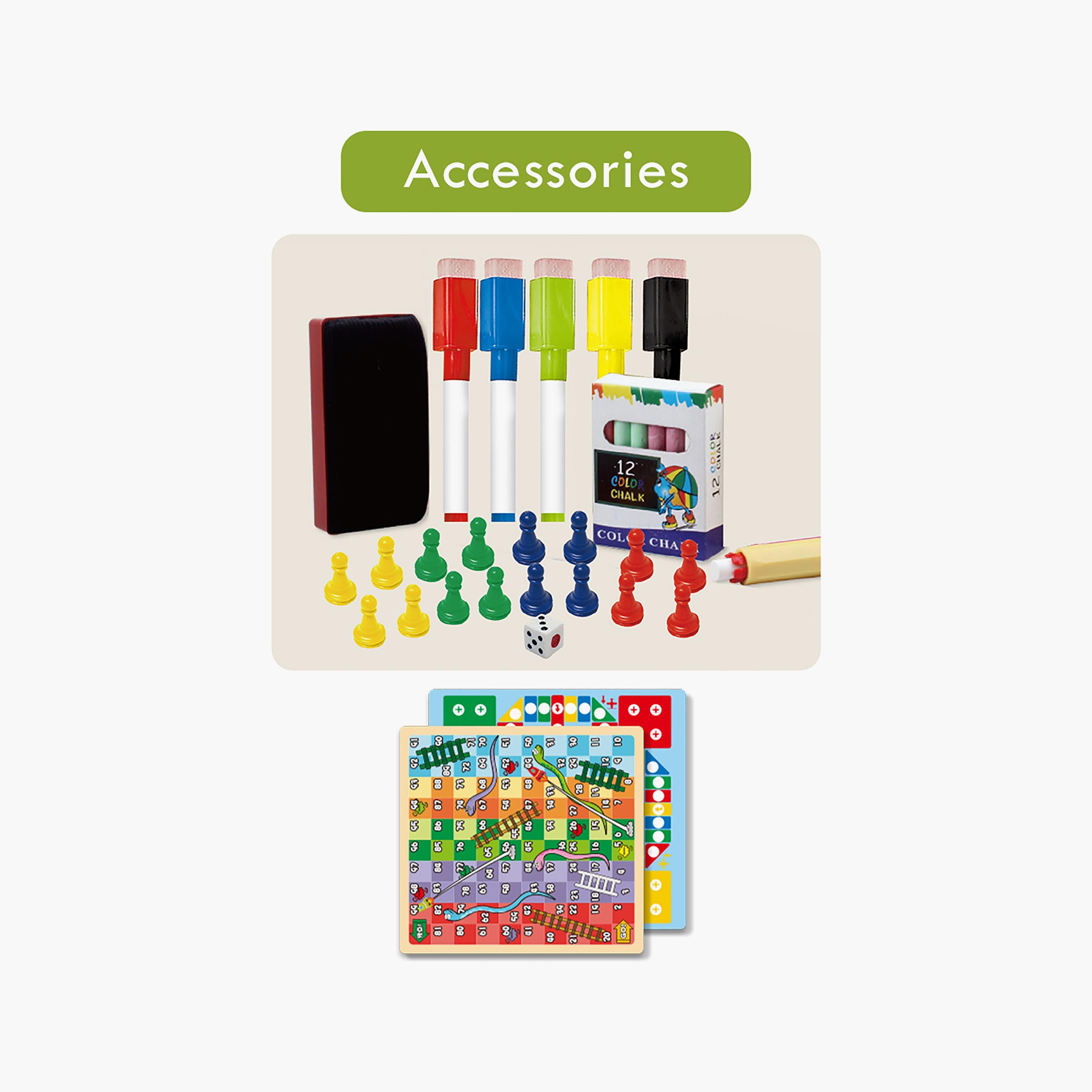Little Story Artist Double-Sided Handbag Drawing Board with Game-school-stationery-accessories-image-2