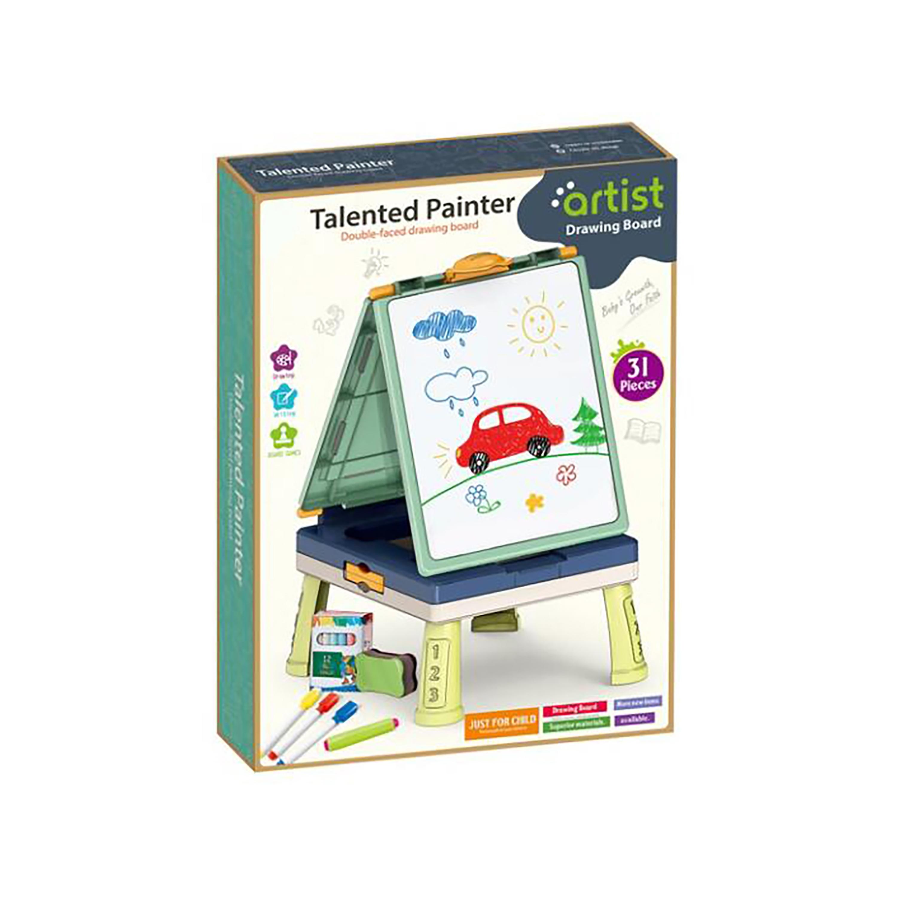 Little Story Artist Double-Sided Handbag Drawing Board with Game-school-stationery-accessories-image-4