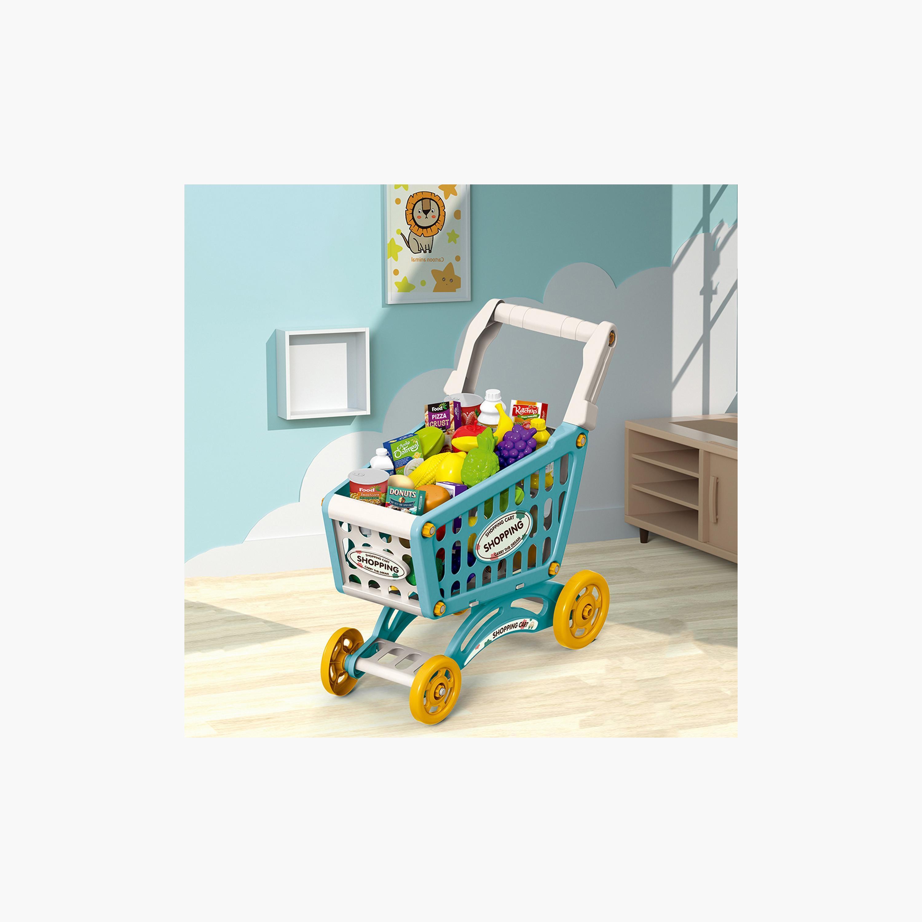 مجموعة لعب رول بلاي ماركت شوبينج كارت من 56 قطعة من ليتل ستوري-toys-roleplay-supermarketandshoppingsets-image-5