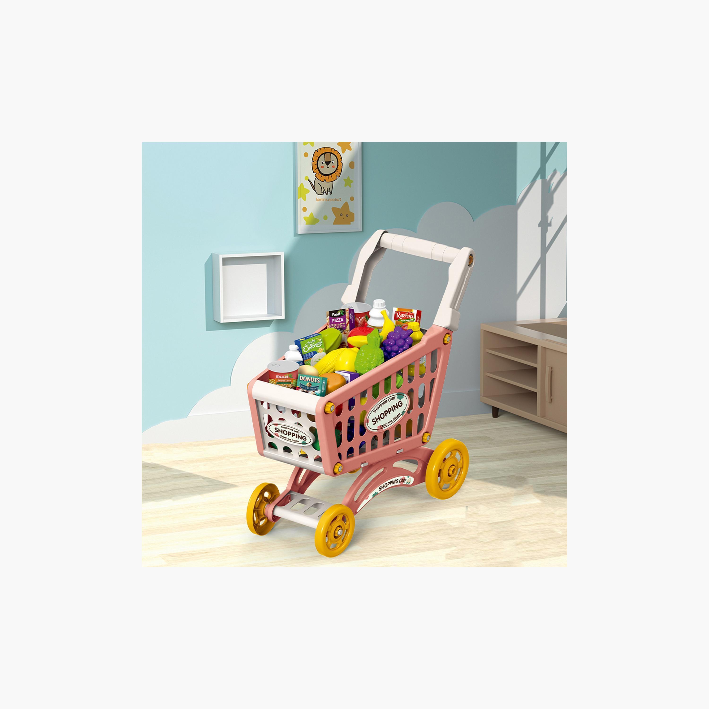 مجموعة لعب رول بلاي ماركت شوبينج كارت من 56 قطعة من ليتل ستوري-toys-roleplay-supermarketandshoppingsets-image-5