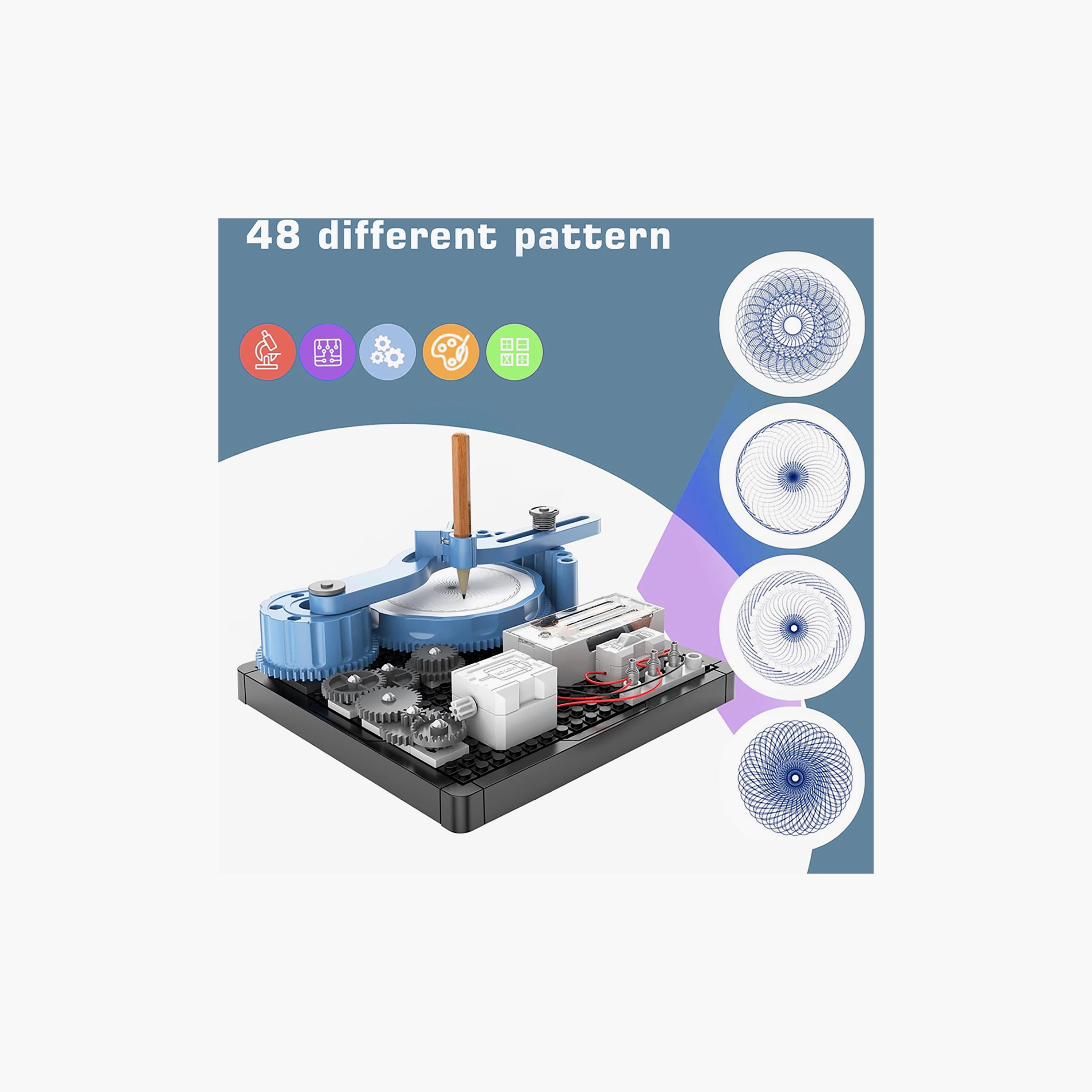 Little Story DIY 48-Pattern Electrical Painting Plotter Instrument Set-toys-educational-stemtoys-image-3