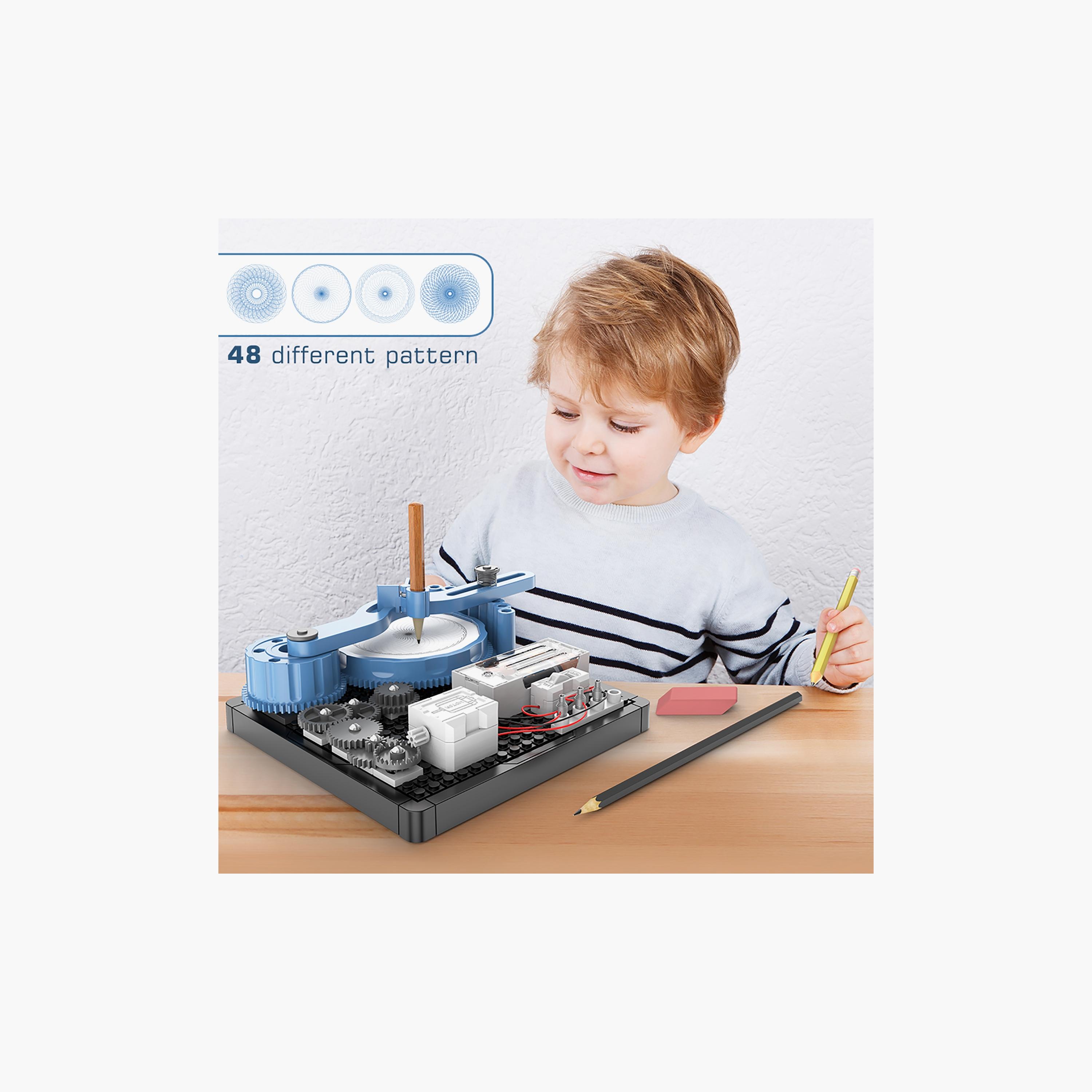 Little Story DIY 48-Pattern Electrical Painting Plotter Instrument Set-toys-educational-stemtoys-image-4
