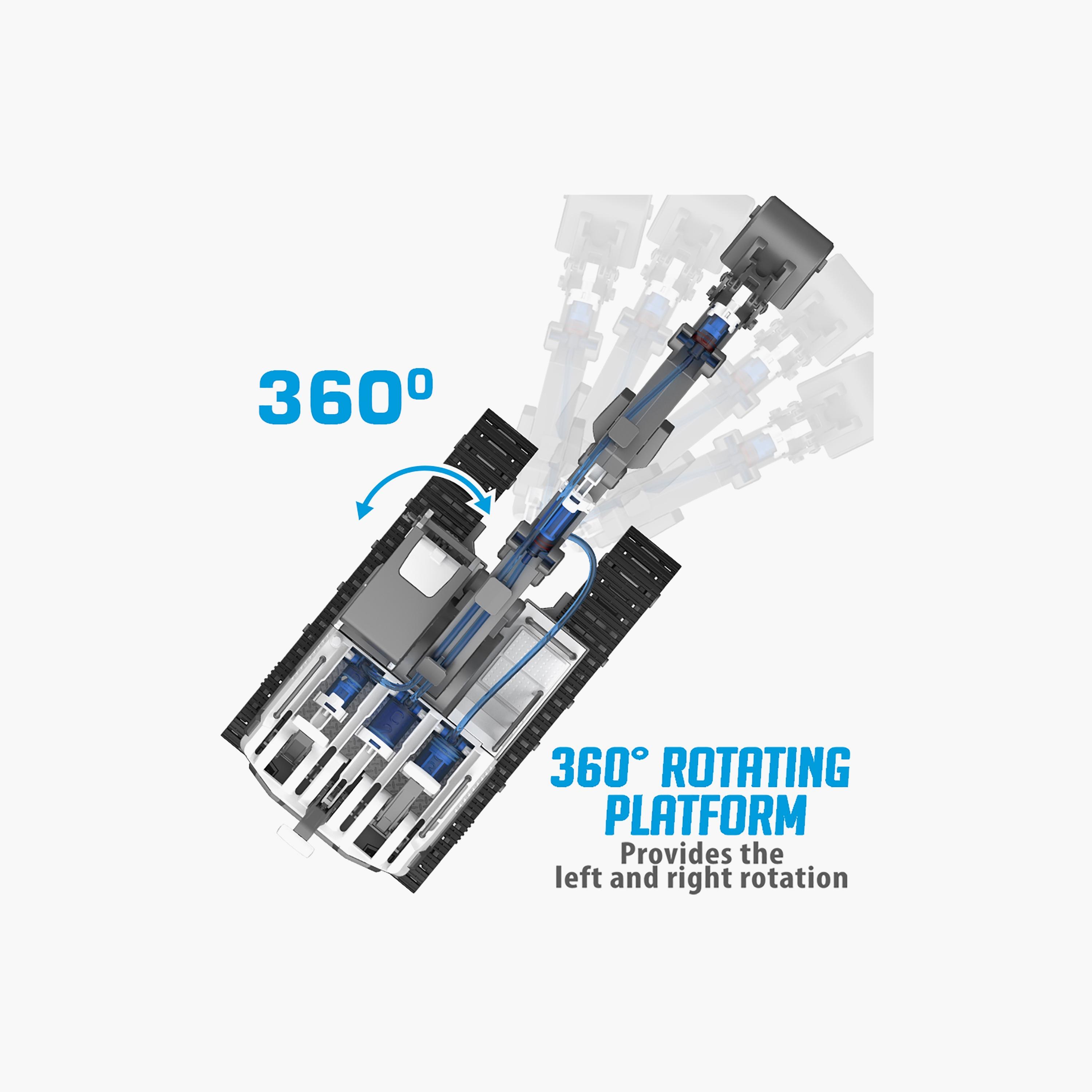 Little Story 130-Piece 3-IN-1 DIY Hydraulic Excavator Playset-toys-educational-stemtoys-image-4