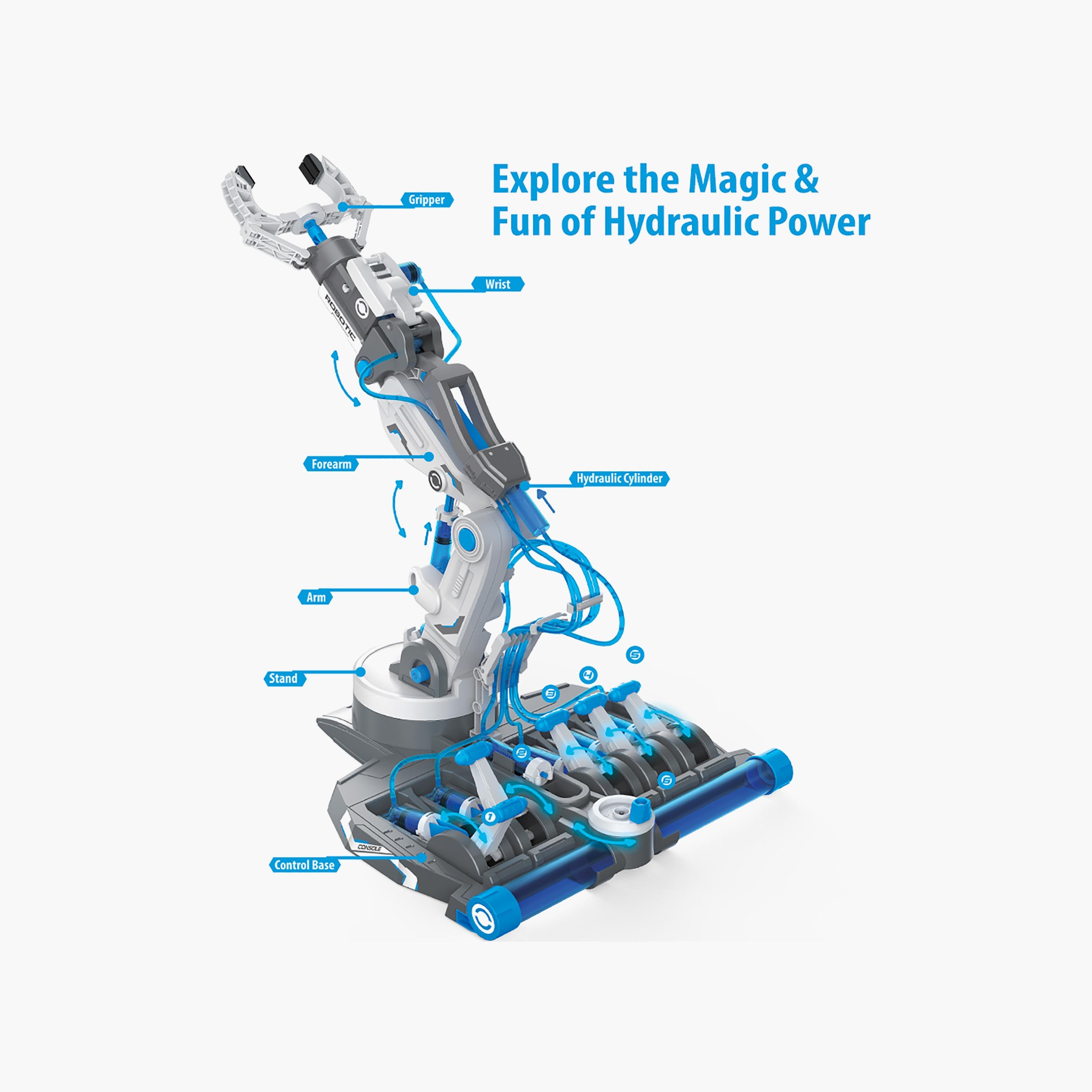 مجموعة لعب ذراع روبوت هيدروليكي 220 قطعة 3 في 1 اصنعها بنفسك من ليتل ستوري-toys-educational-stemtoys-image-4