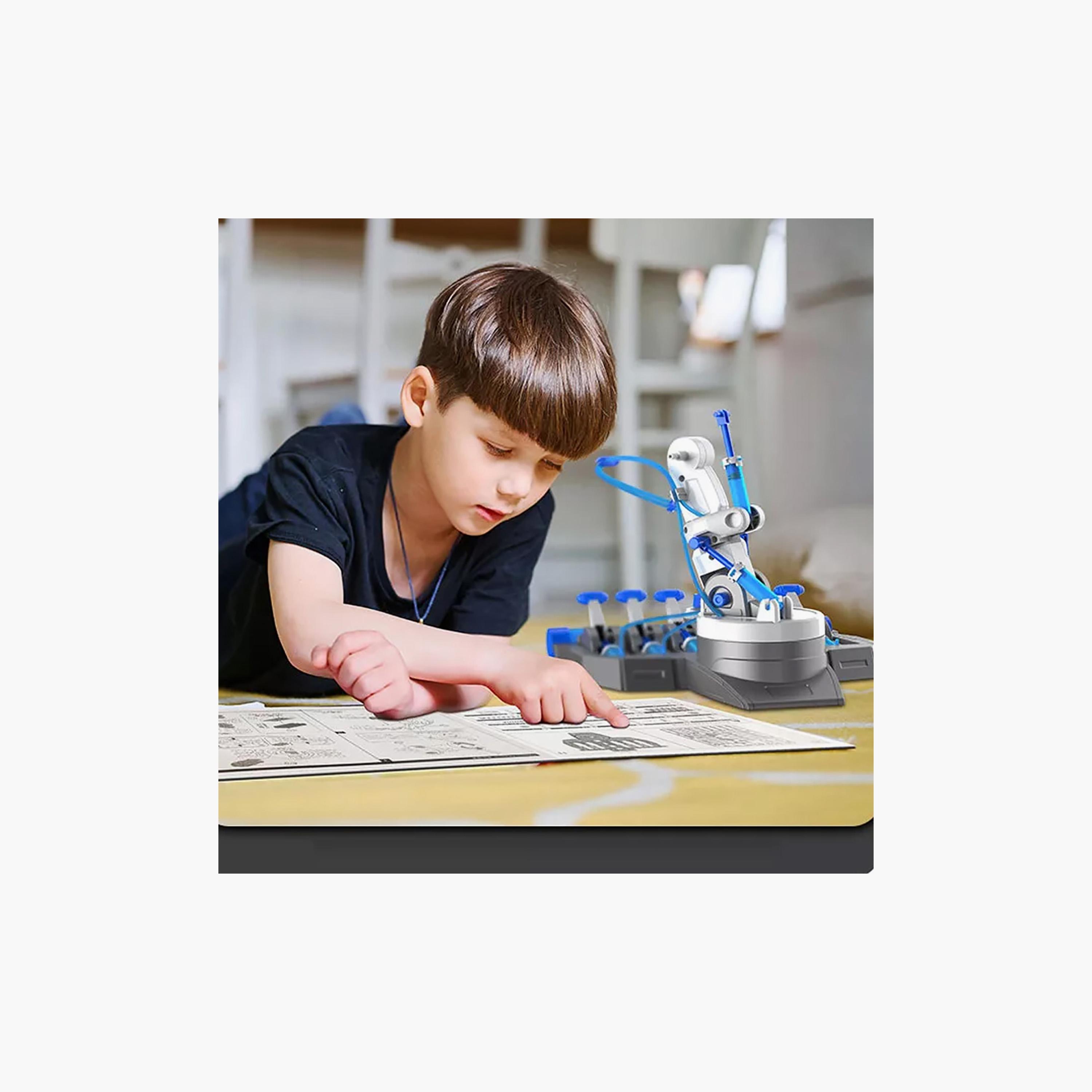 مجموعة لعب ذراع روبوت هيدروليكي 220 قطعة 3 في 1 اصنعها بنفسك من ليتل ستوري-toys-educational-stemtoys-image-5