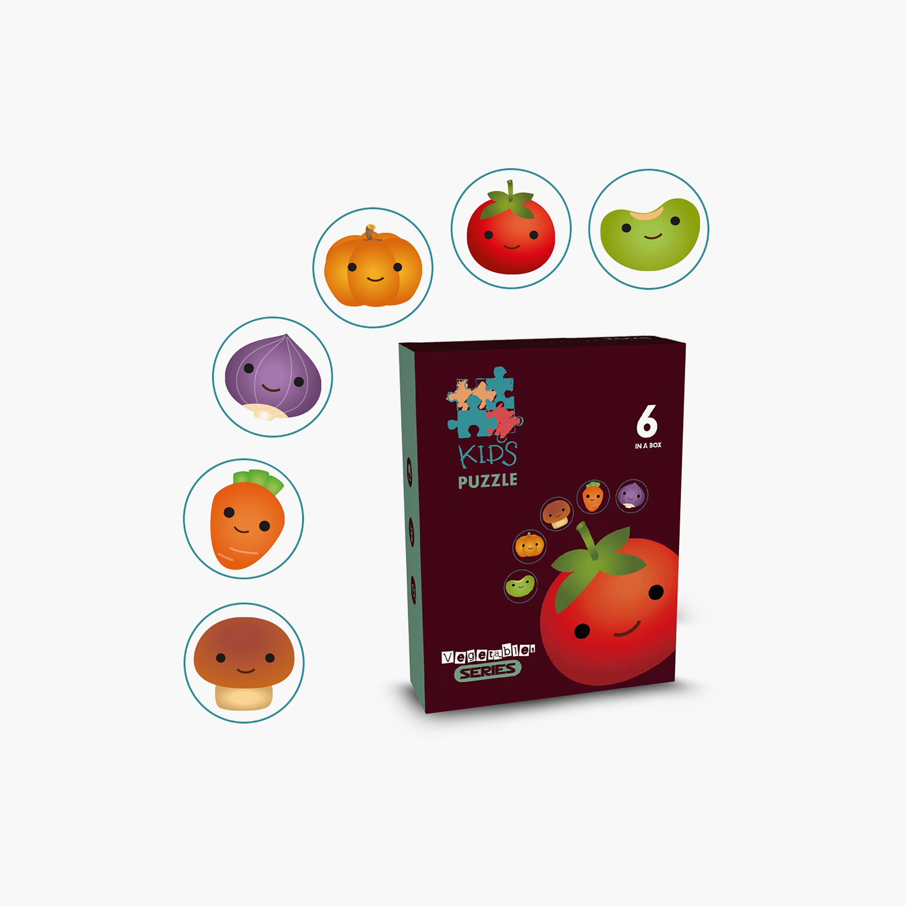 Little Story Vegetables 6-in-1 Matching Puzzle Playset-toys-indoortoys-puzzles-image-1