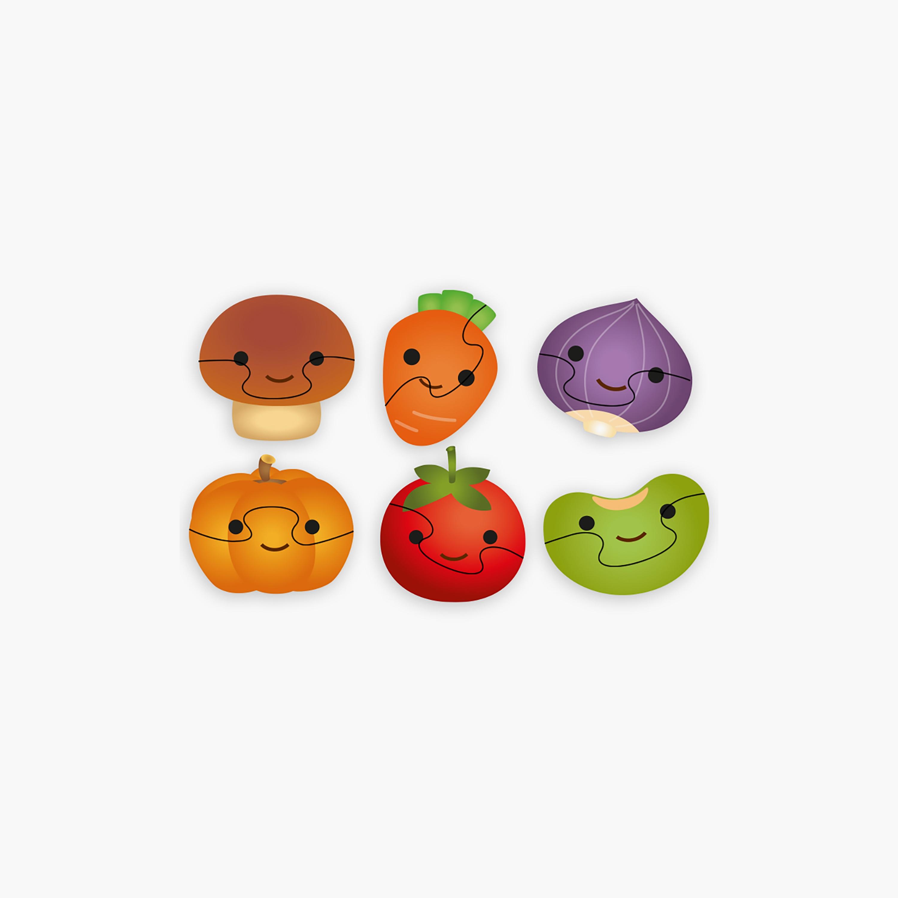 Little Story Vegetables 6-in-1 Matching Puzzle Playset-toys-indoortoys-puzzles-image-2