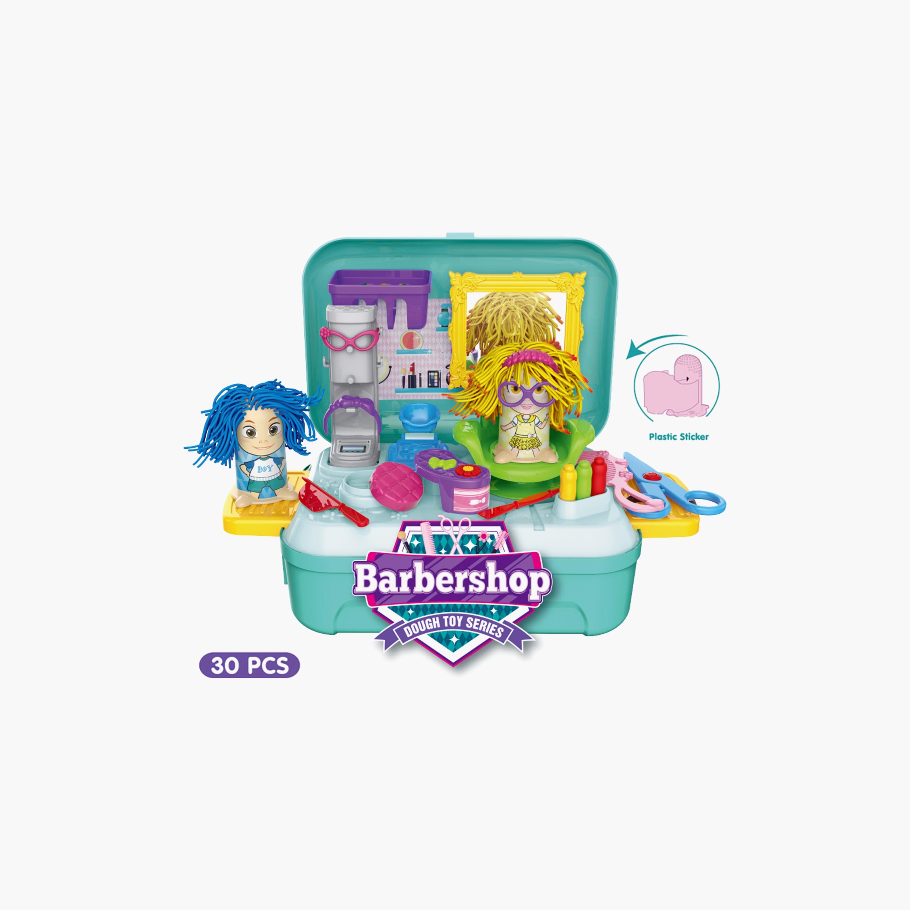 Little Story 30-Piece Barbershop Dough Backpack Playset-toys-educational-doughtoys-image-2