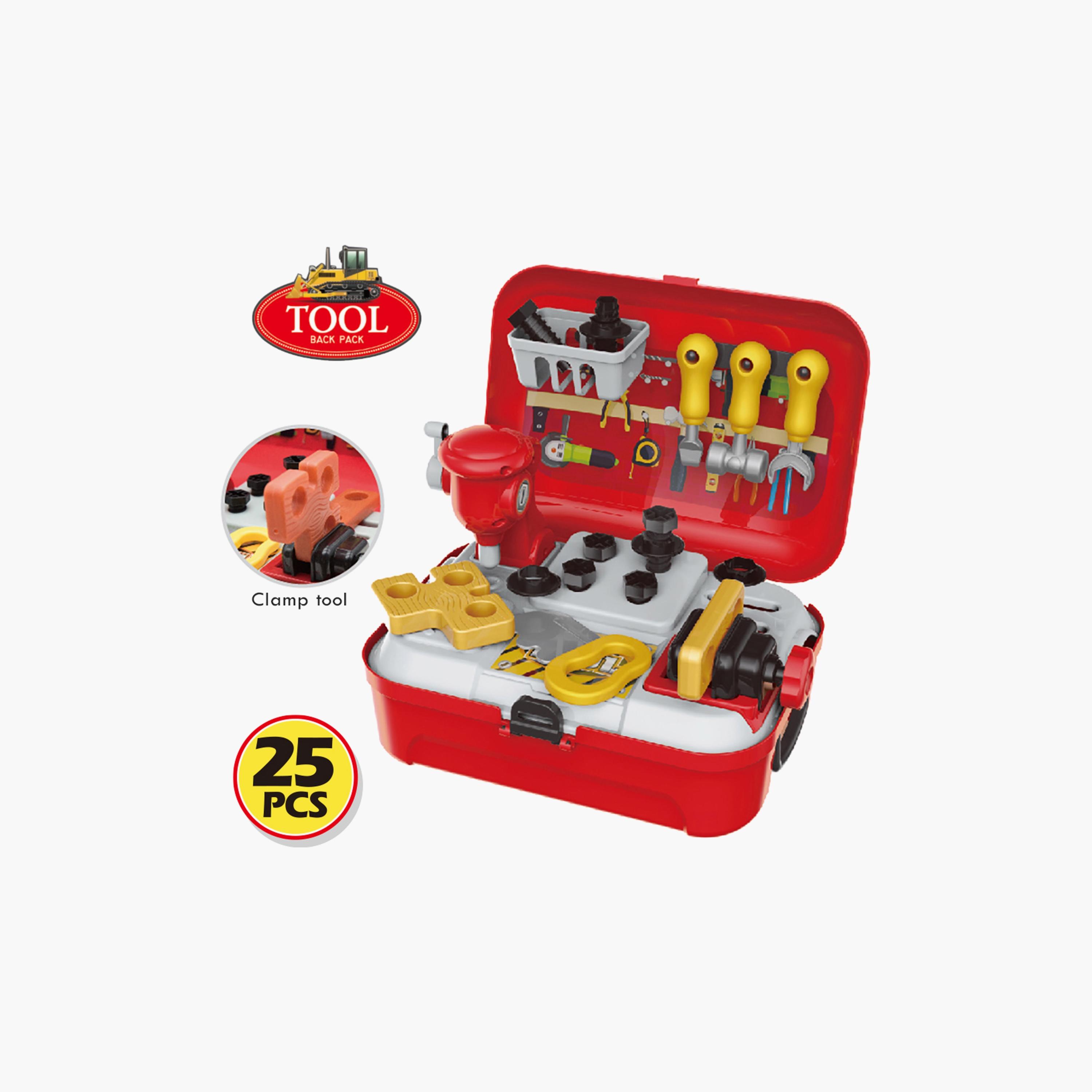Little Story 25-Piece Mechanic Builder Toolbox Backpack Playset-toys-roleplay-toolsandconstructionsets-image-2