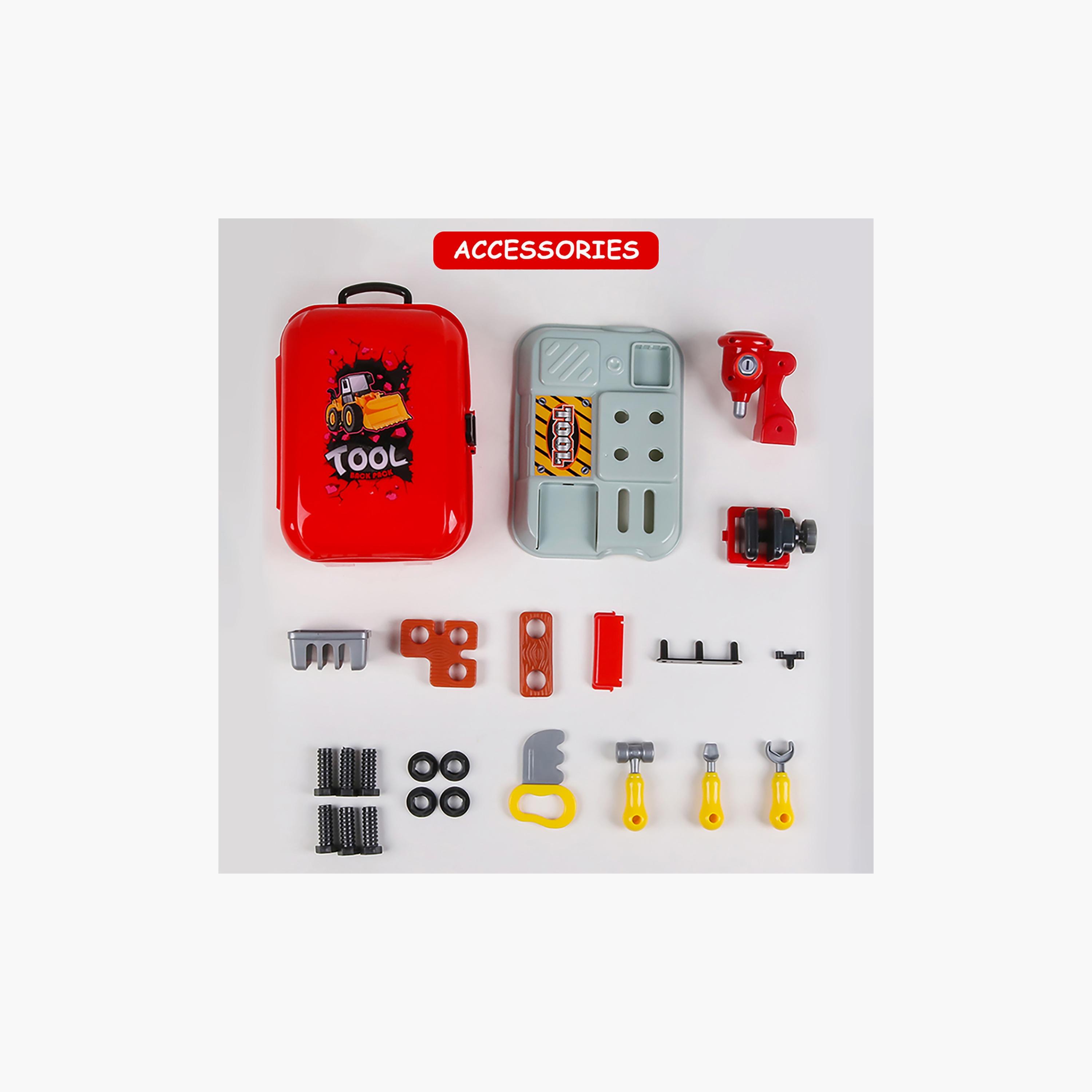 Little Story 25-Piece Mechanic Builder Toolbox Backpack Playset-toys-roleplay-toolsandconstructionsets-image-5