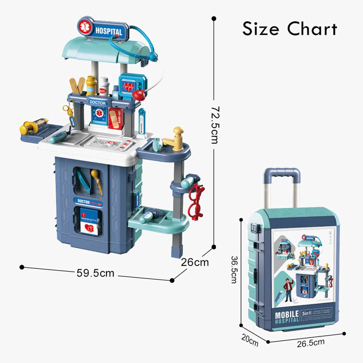 Little Story 38-Piece Hospital Toy Set with Luggage Case-toys-roleplay-doctorsets-image-5