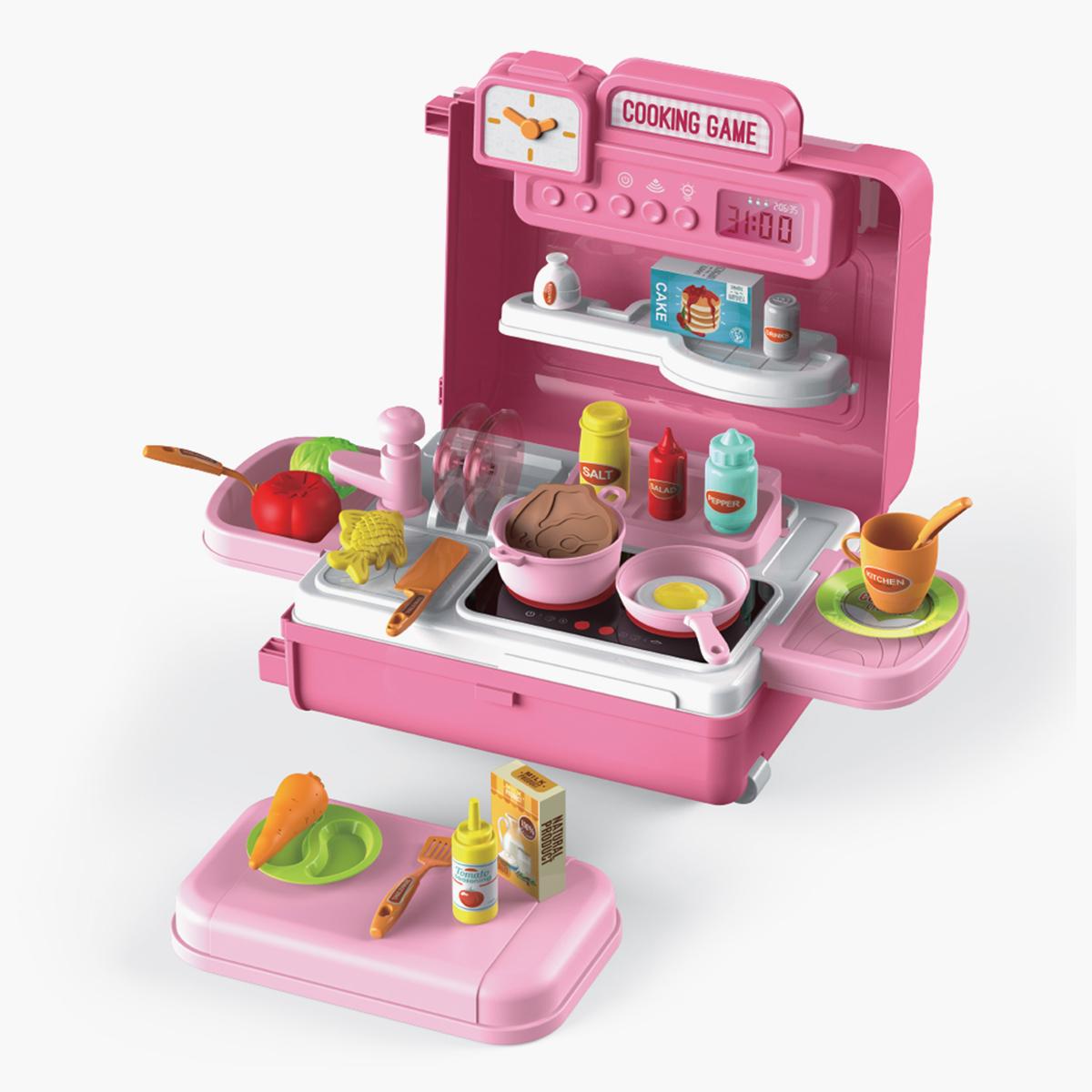 Little Story 41-Piece Light and Sound Kitchen Trolley Playset-toys-roleplay-kitchensets-image-2