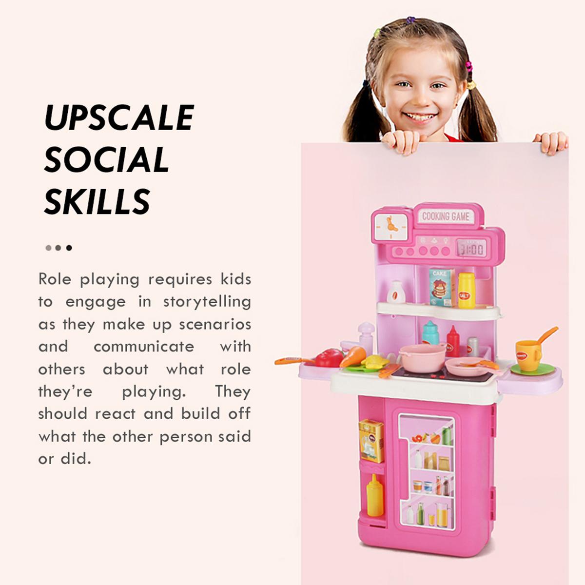 Little Story 41-Piece Light and Sound Kitchen Trolley Playset-toys-roleplay-kitchensets-image-3