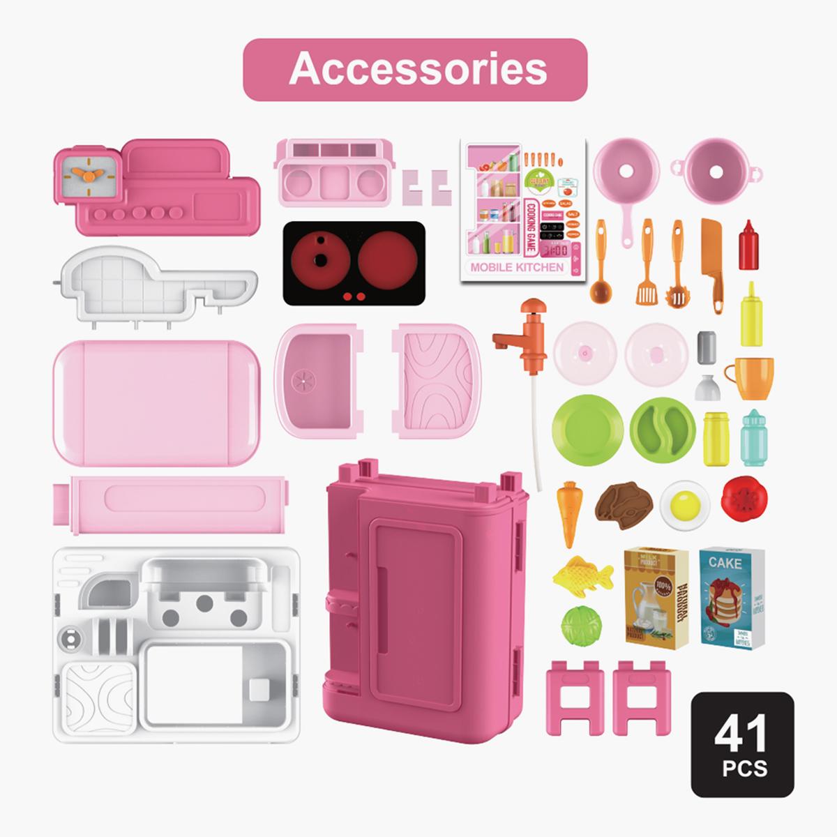 Little Story 41-Piece Light and Sound Kitchen Trolley Playset-toys-roleplay-kitchensets-image-6