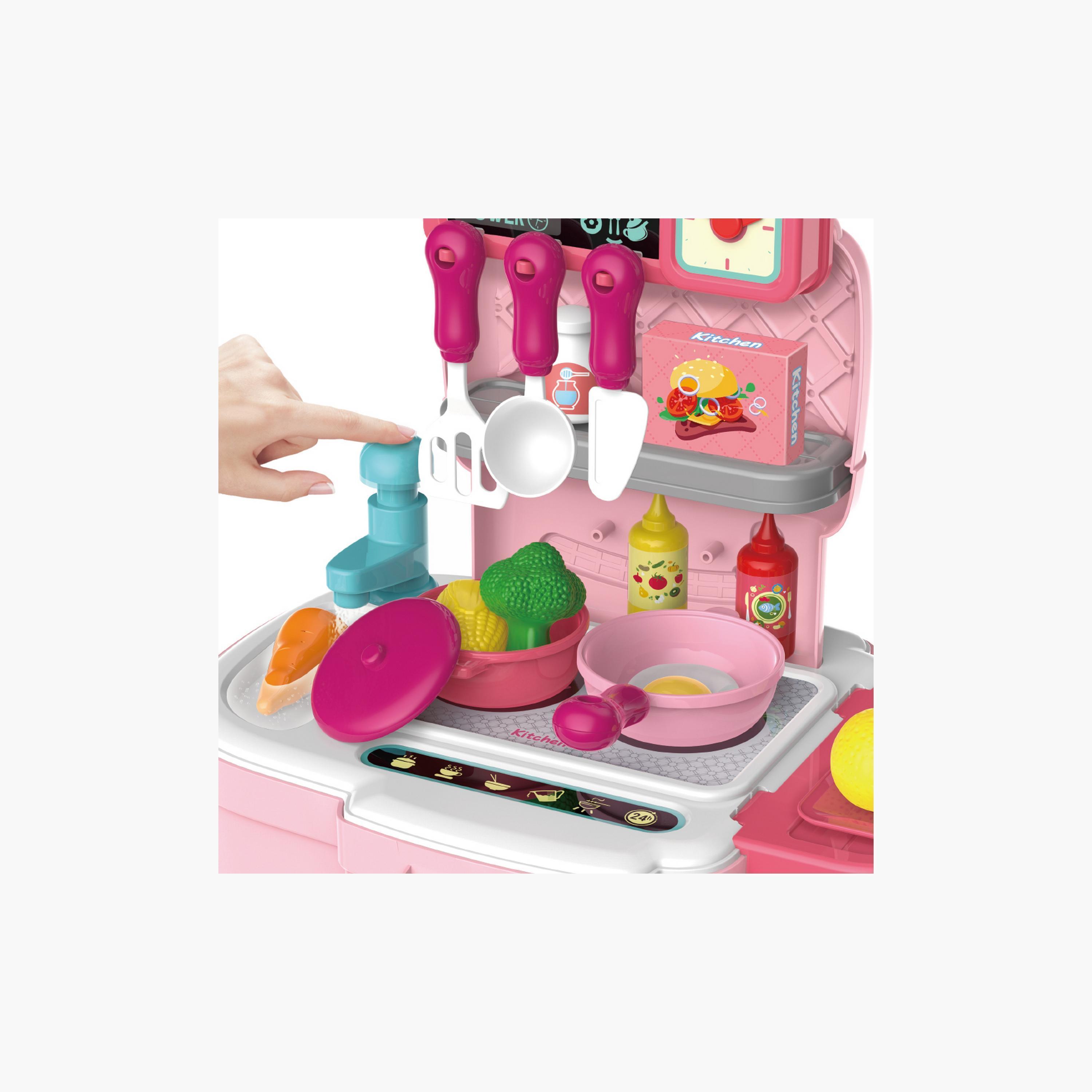 Little Story 34-Piece Kitchen Playset in Backpack-toys-roleplay-kitchensets-image-4