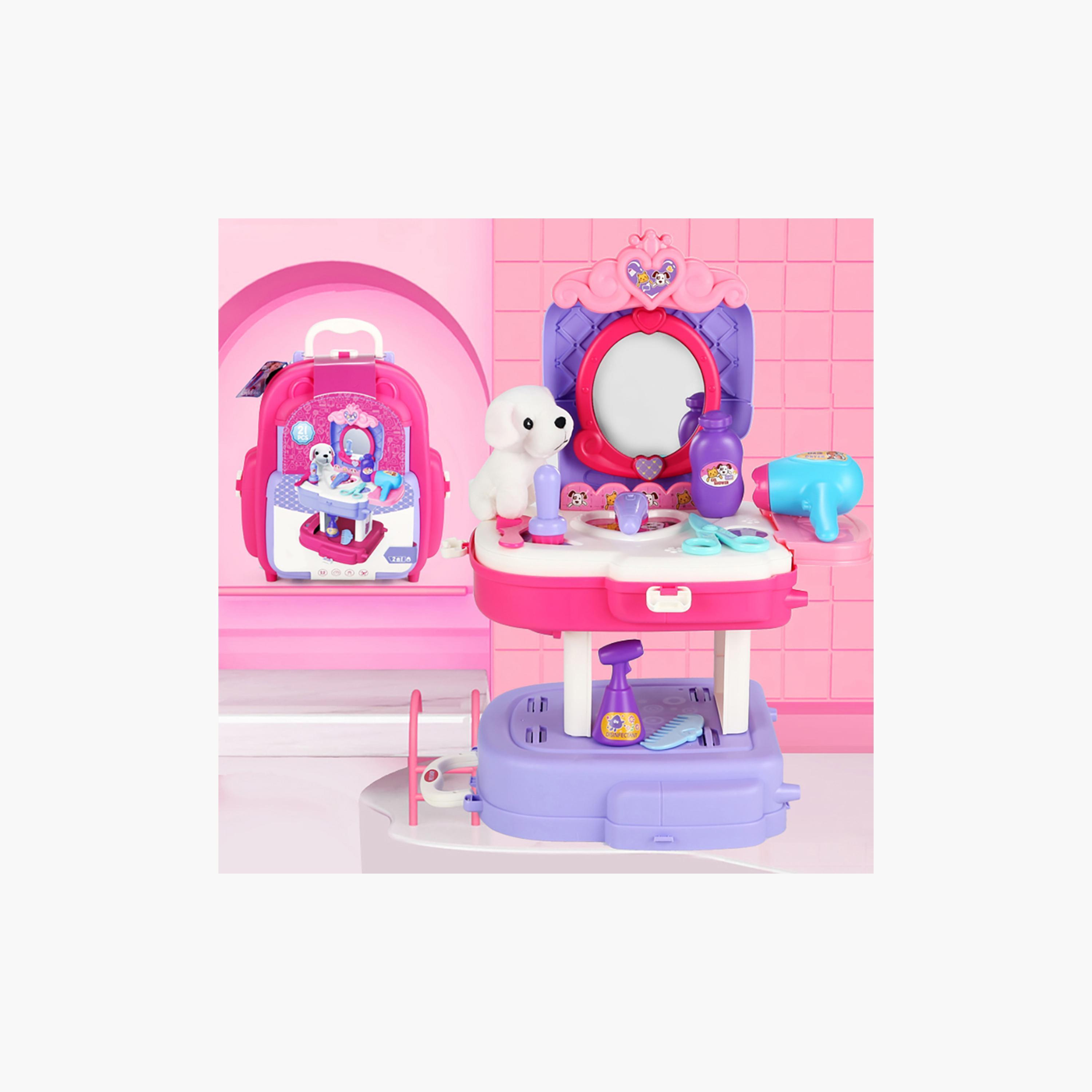 Little Story 21-Piece Animal Care Playset in Backpack-toys-playfigures-animals-image-2