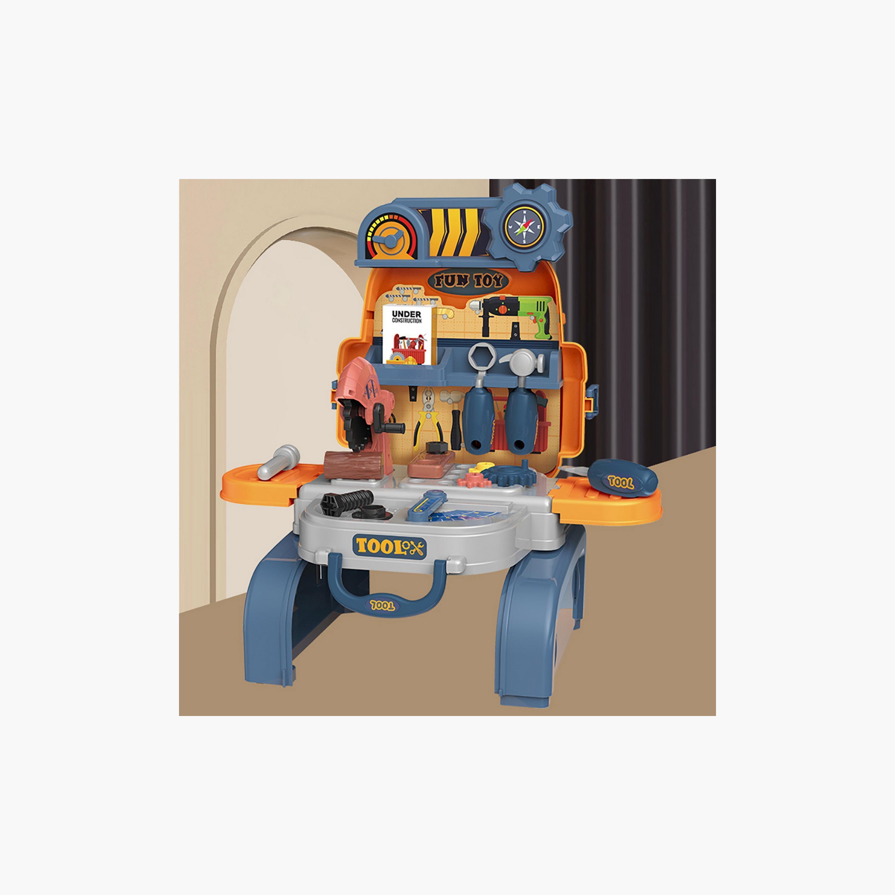مجموعة لعب أدوات الميكانيكي في شنطة ظهر 23 قطعة من ليتل ستوري-toys-roleplay-toolsandconstructionsets-image-5