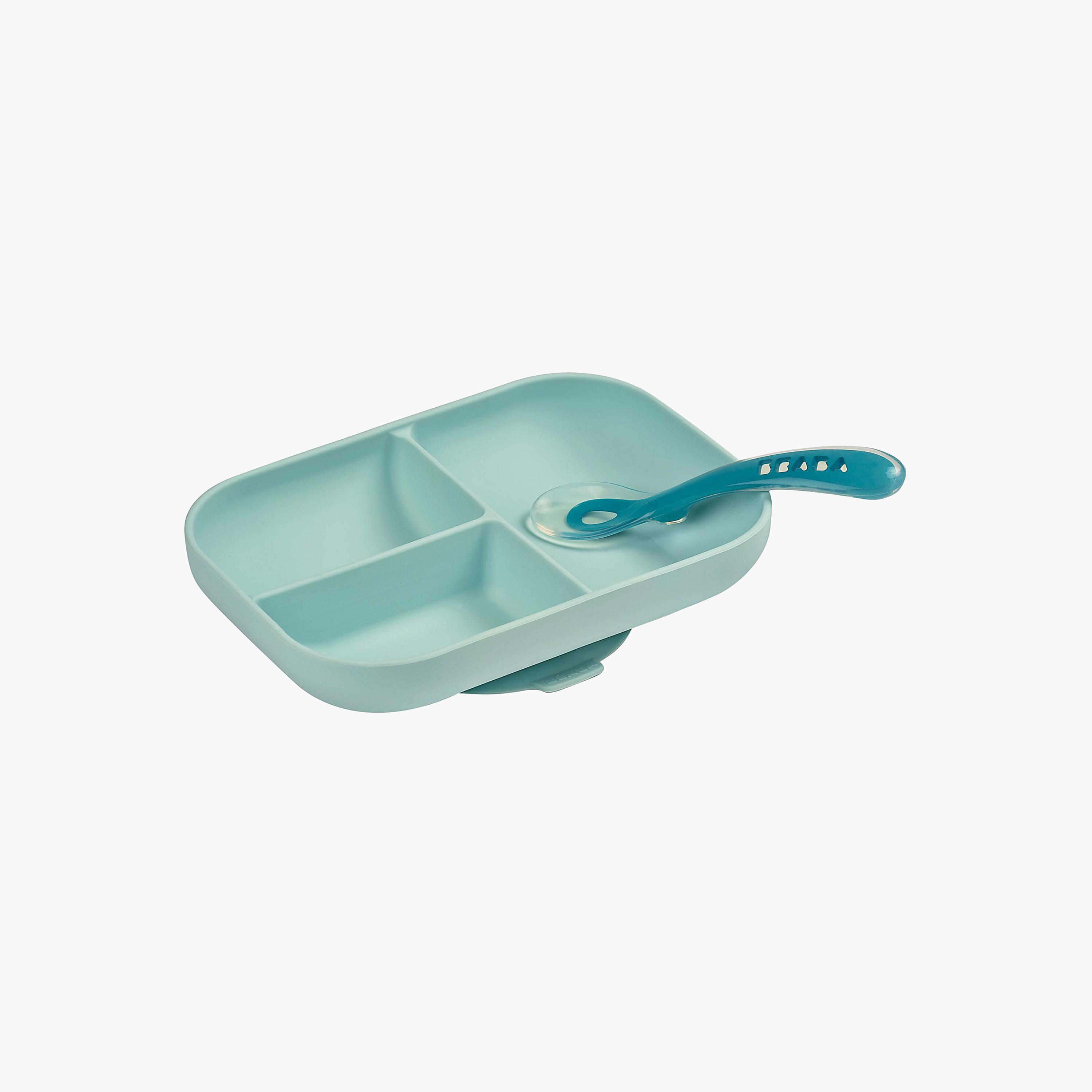 طبق شفط سيليكون مقسم من بيبا-baby-feeding-mealtimeessentials-image-1