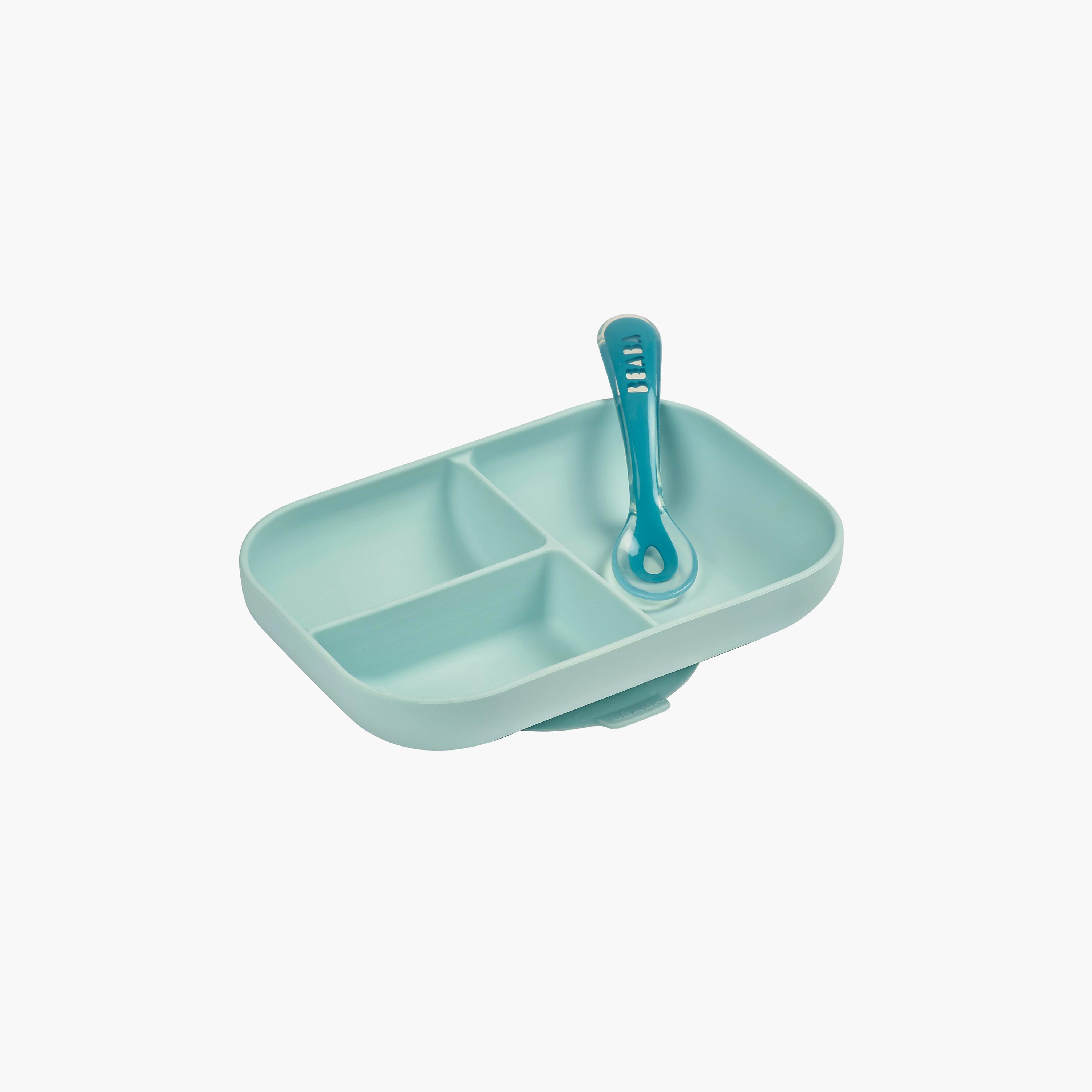 طبق شفط سيليكون مقسم من بيبا-baby-feeding-mealtimeessentials-image-2