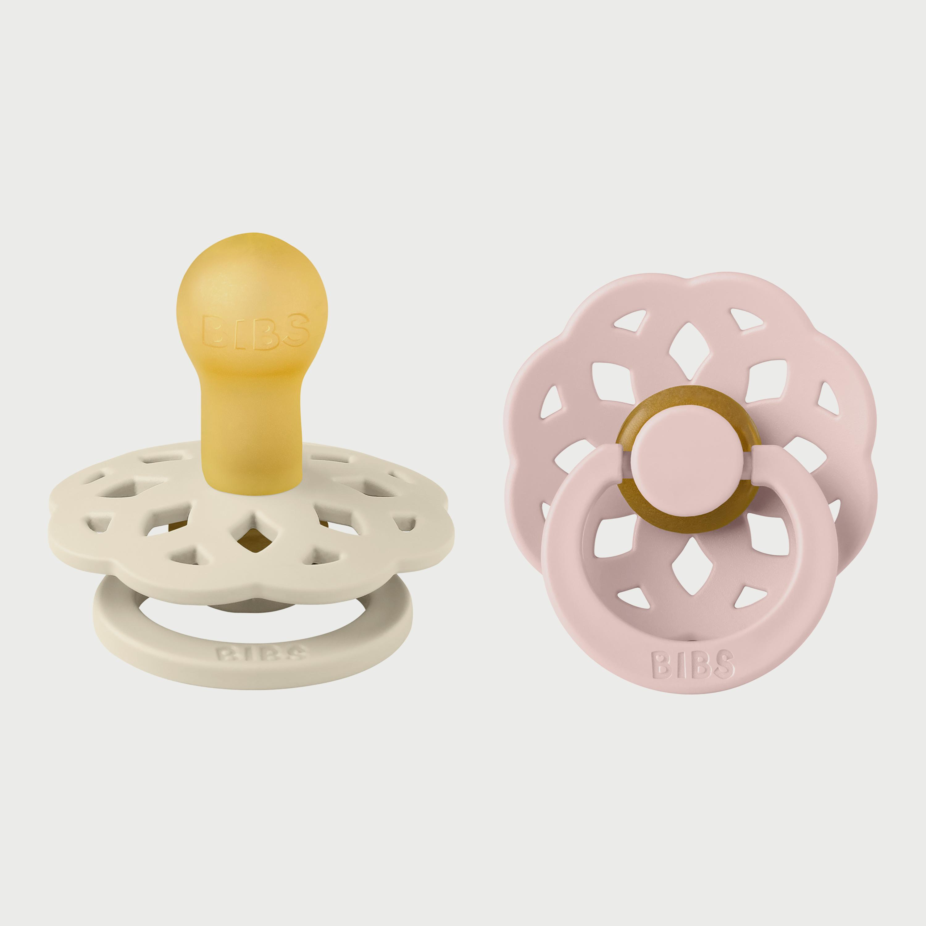 BIBS Pack of 2 Boheme Latex S1-baby-feeding-pacifiers-image-1